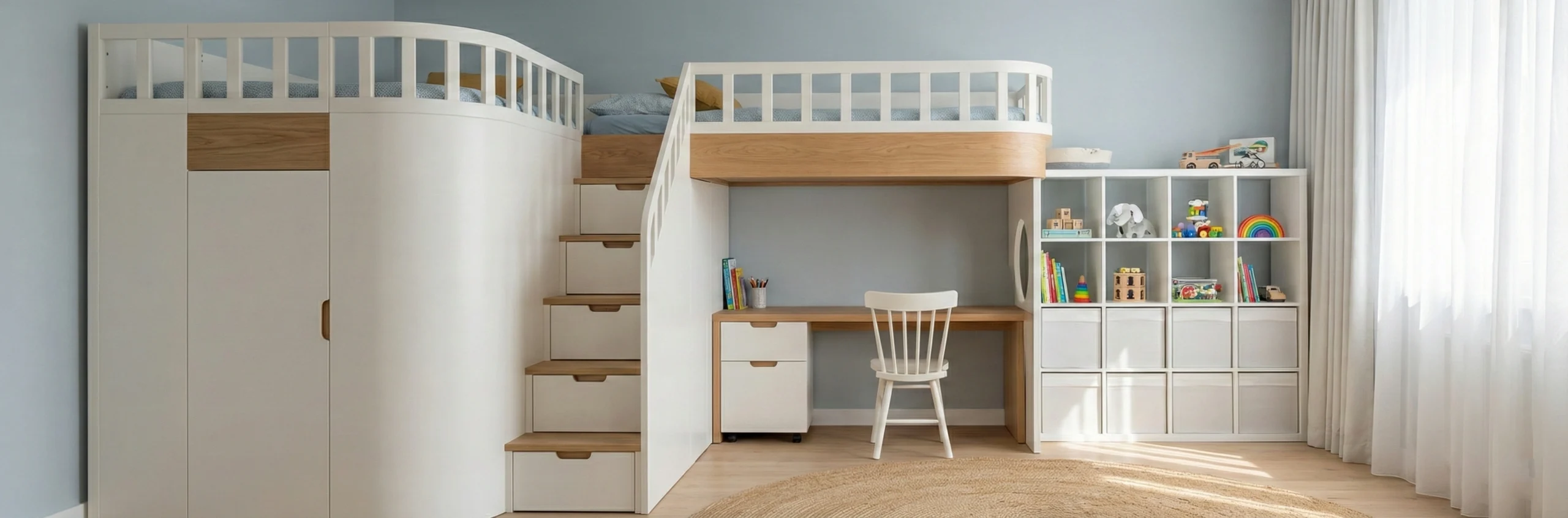 Custom children's furniture and bunk bed carpentry Dubai