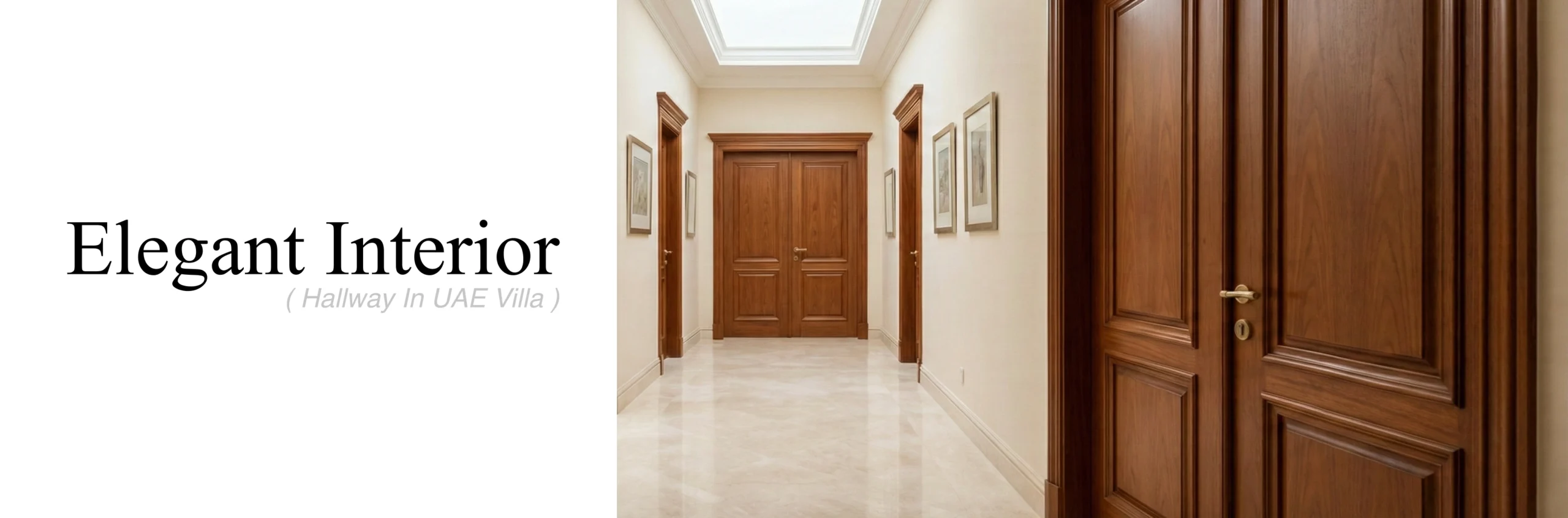 Custom interior doors and frames installation Dubai villa