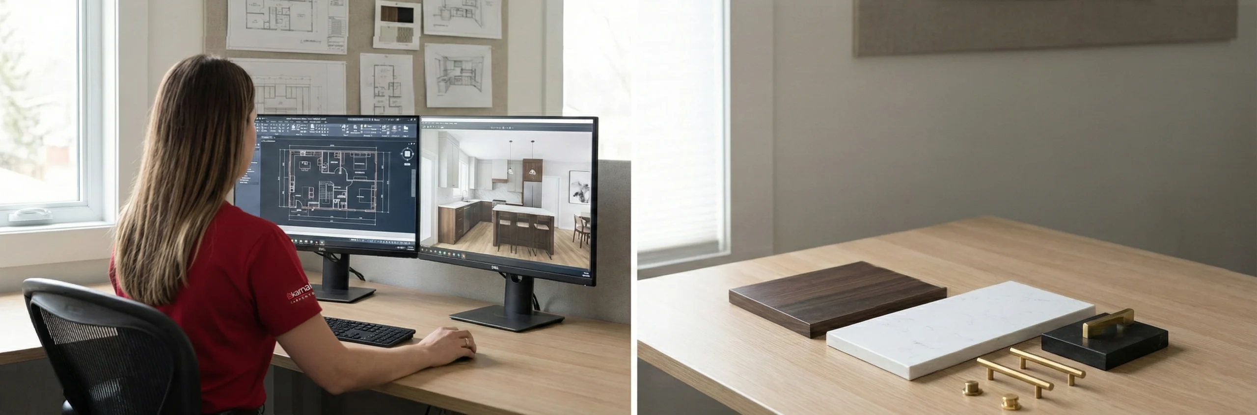 3D design rendering residential carpentry project Dubai