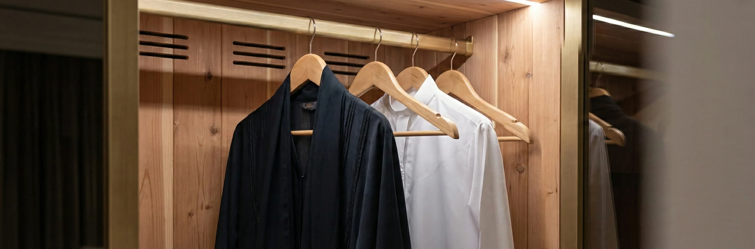 Custom abaya wardrobe storage solution UAE homes