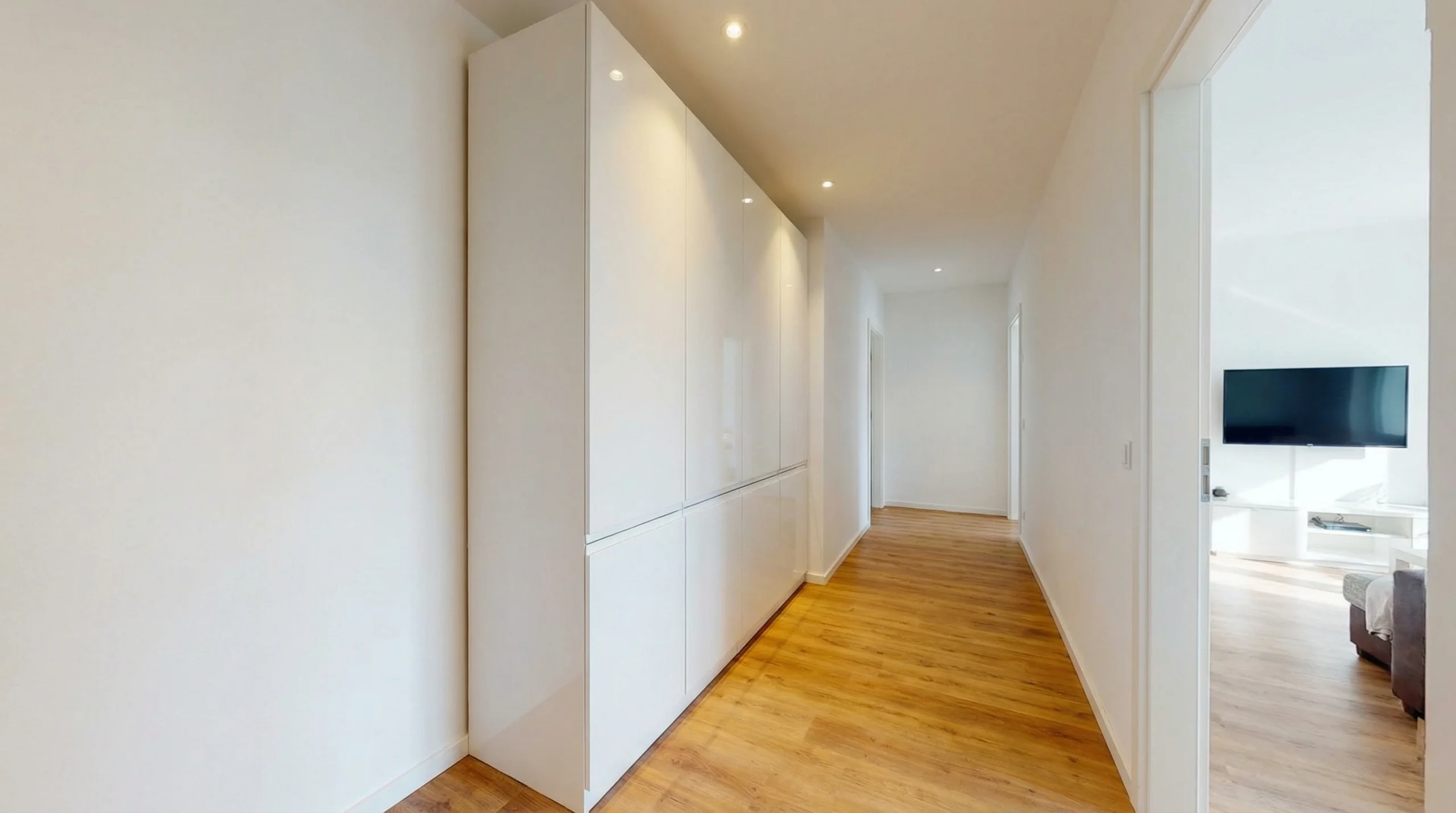 Space-saving apartment shoe storage Dubai with floor-to-ceiling cabinets