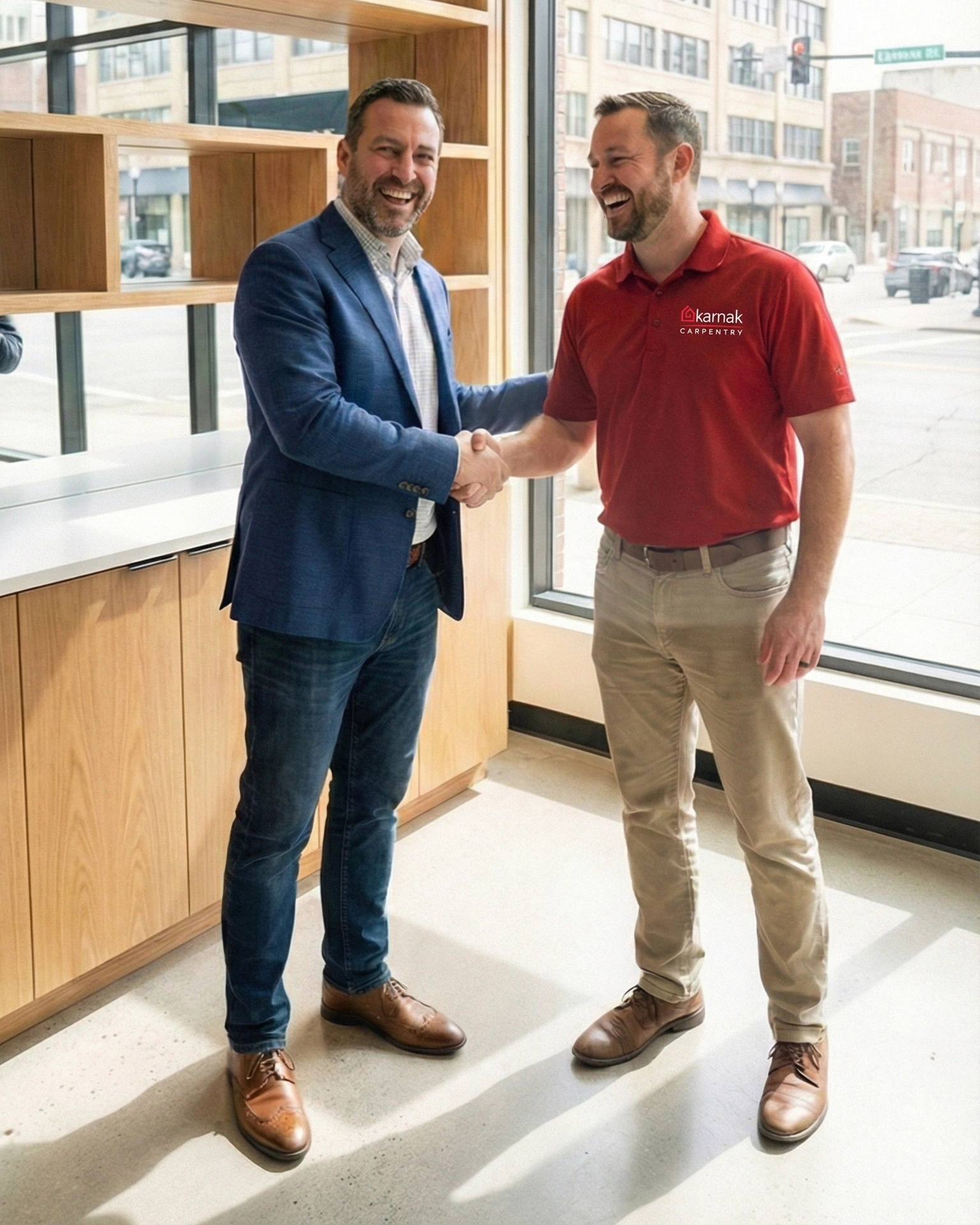 Commercial carpentry project completion and client satisfaction Dubai