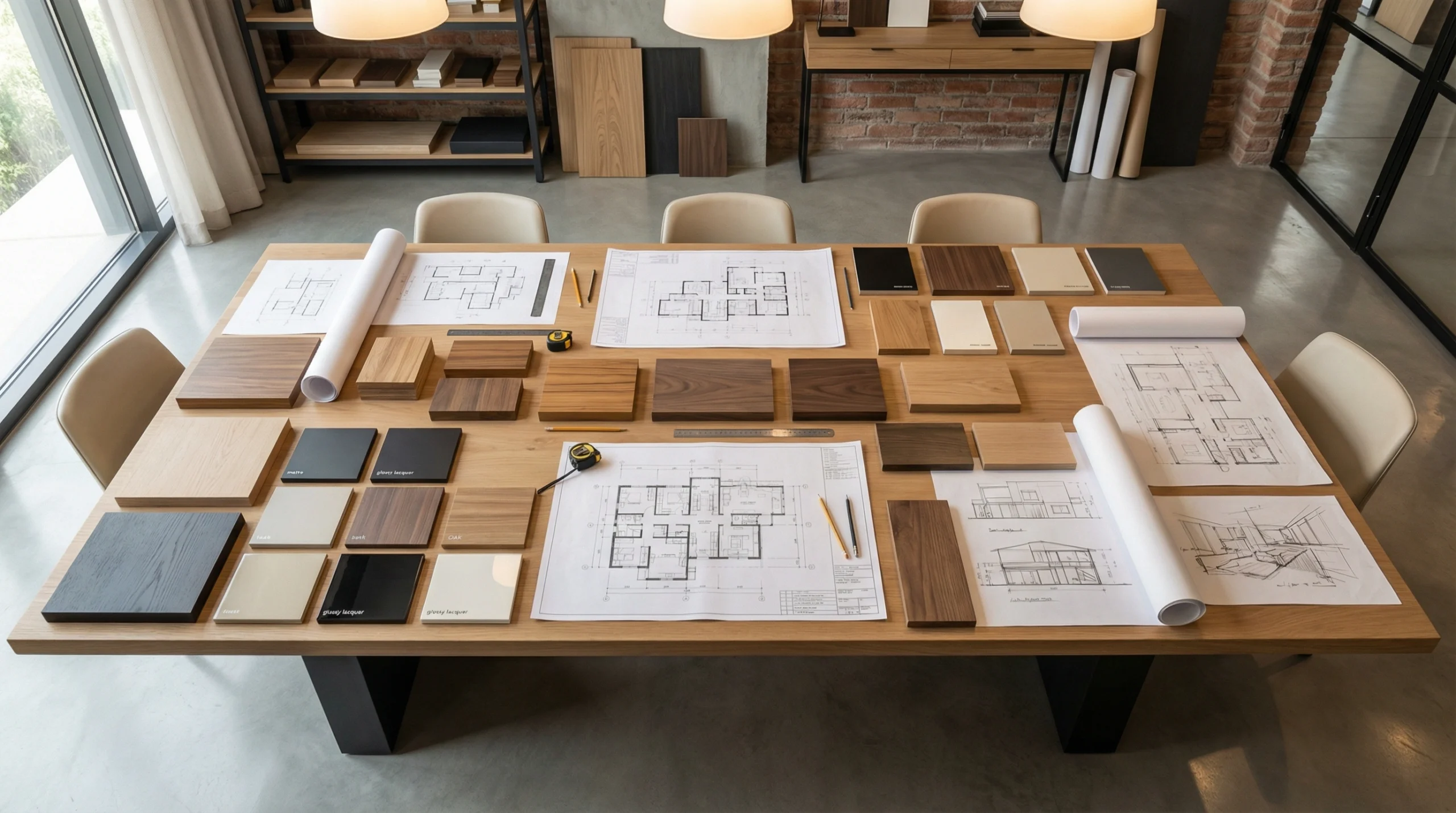 Karnak Carpentry design consultation for custom console table commission in Dubai