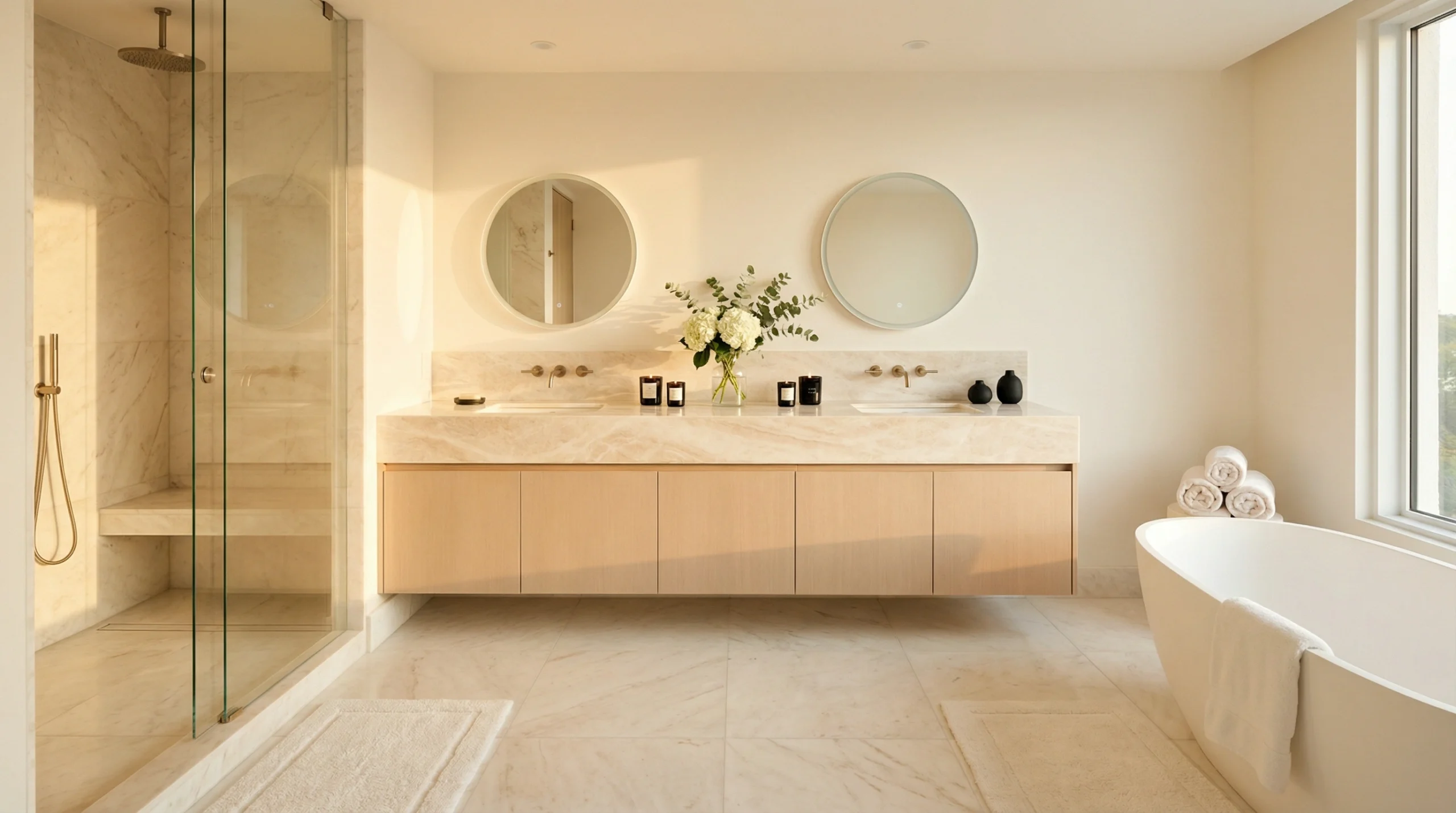 Contact Karnak Carpentry for custom bathroom vanities Dubai UAE