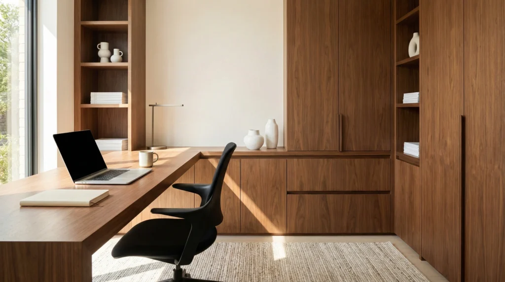 Contact Karnak Carpentry for custom home office in Dubai UAE