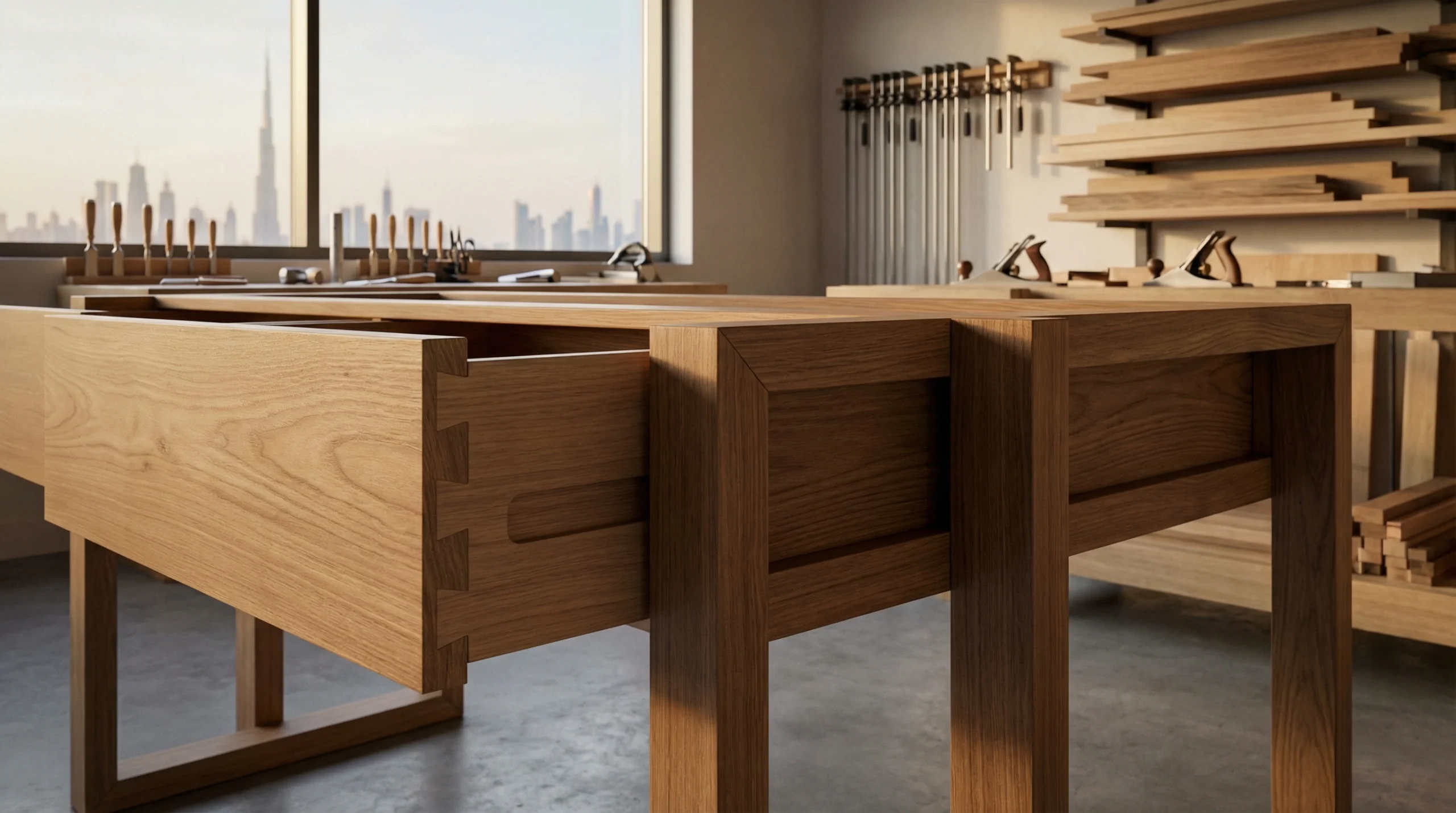 Expert dressing table construction with quality joinery for Dubai climate