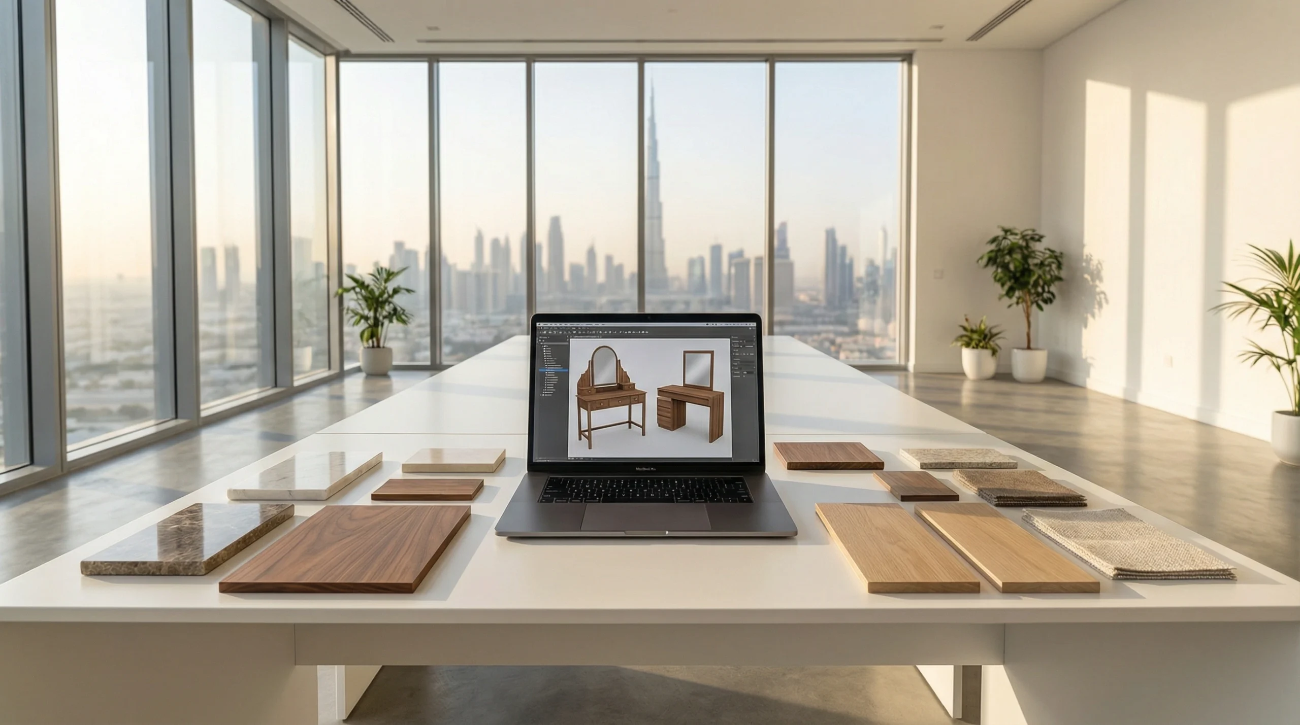 Custom dressing table design consultation process in Dubai