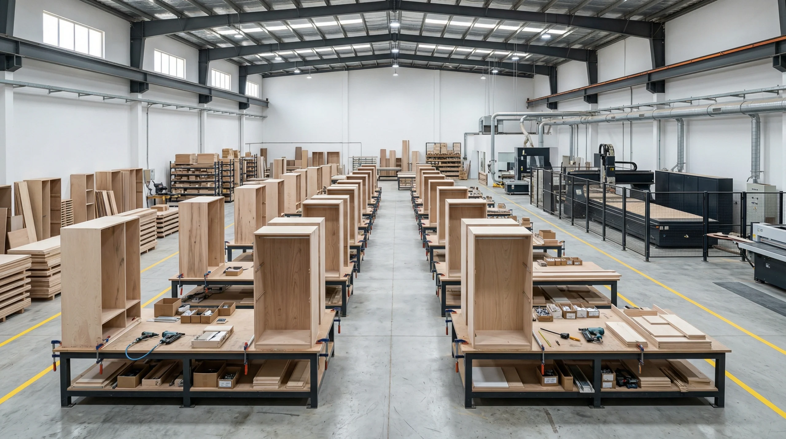 Karnak Carpentry Dubai workshop – hotel furniture production for UAE hospitality projects