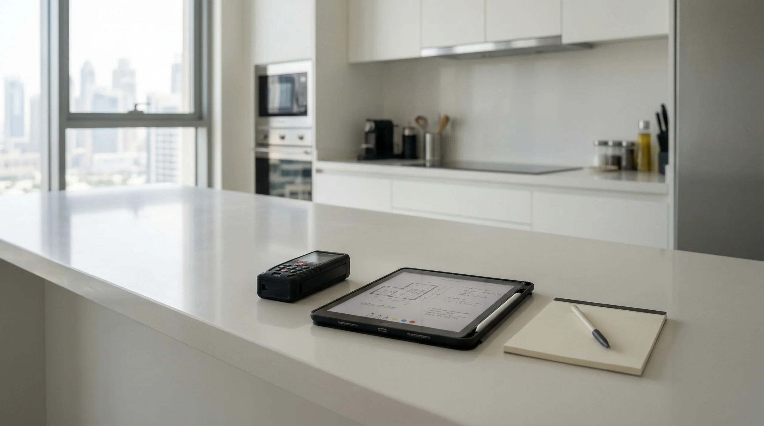 Kitchen island consultation and site assessment Dubai