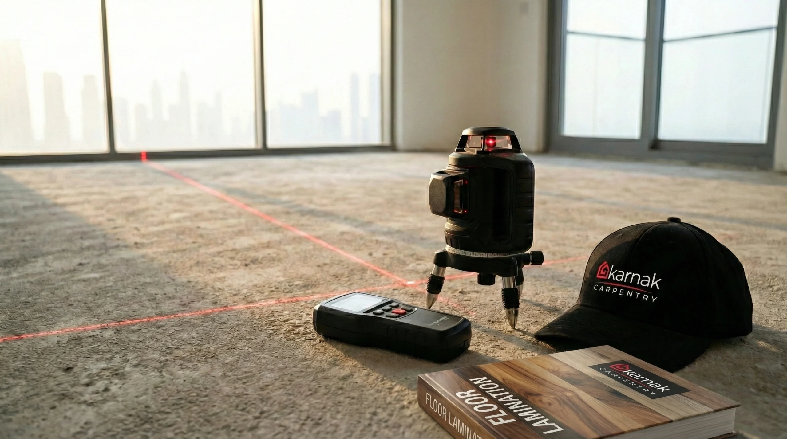 Professional laminate flooring installation assessment and planning in Dubai