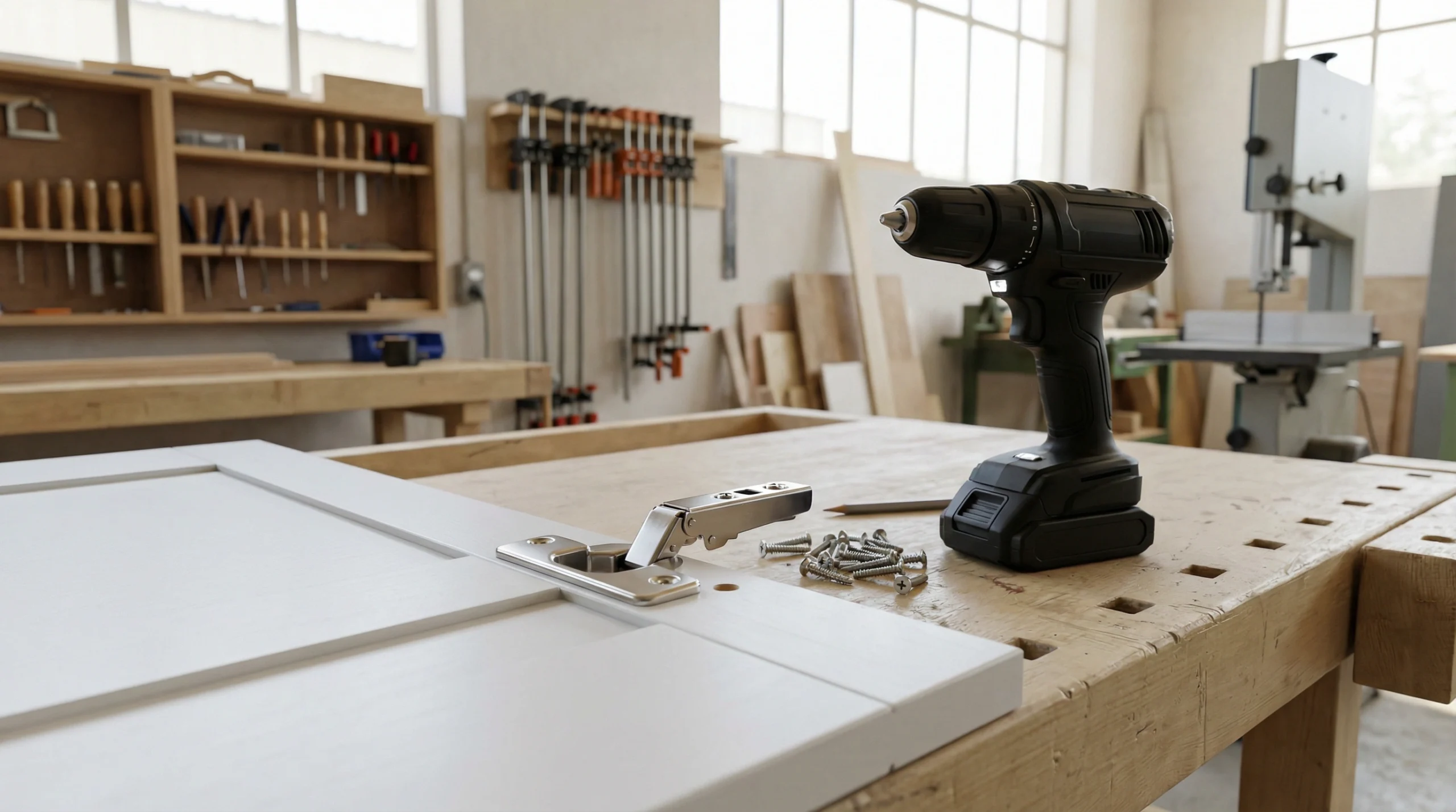 Mirror cabinet workshop fabrication and hardware installation Dubai