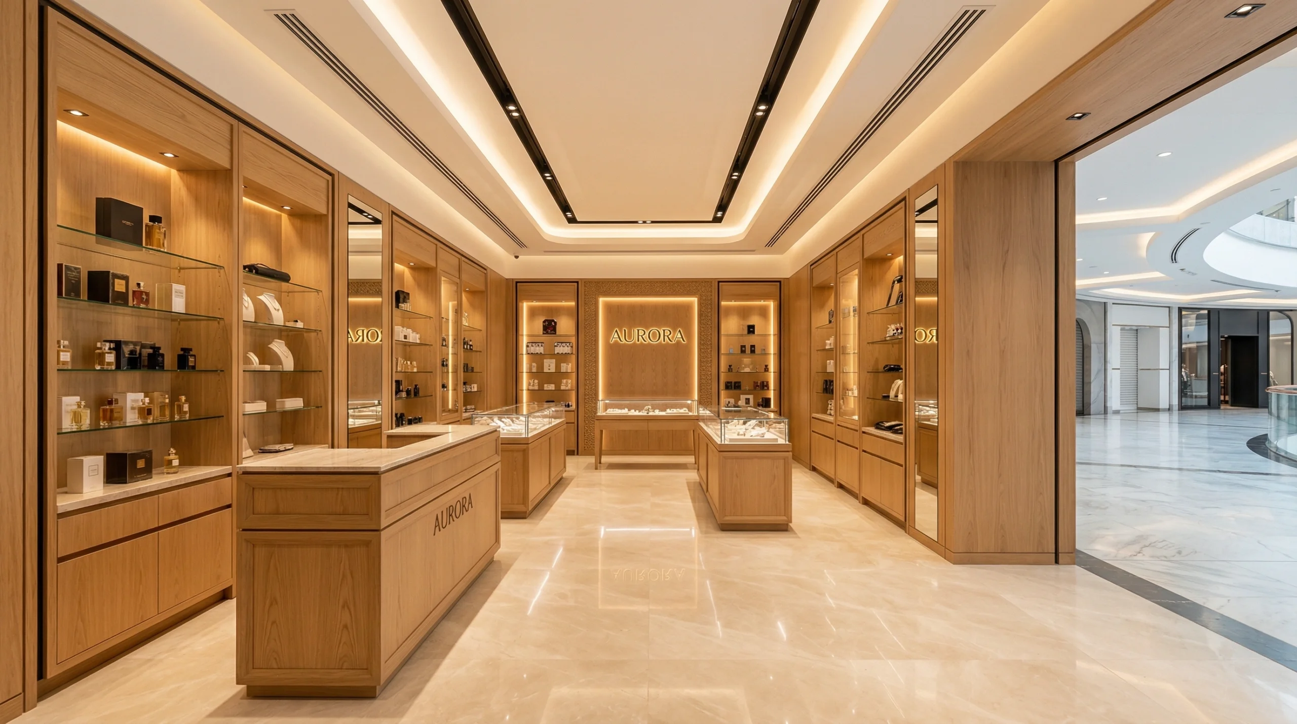 Contact Karnak Carpentry for retail shop fitting in Dubai and UAE — request your free consultation