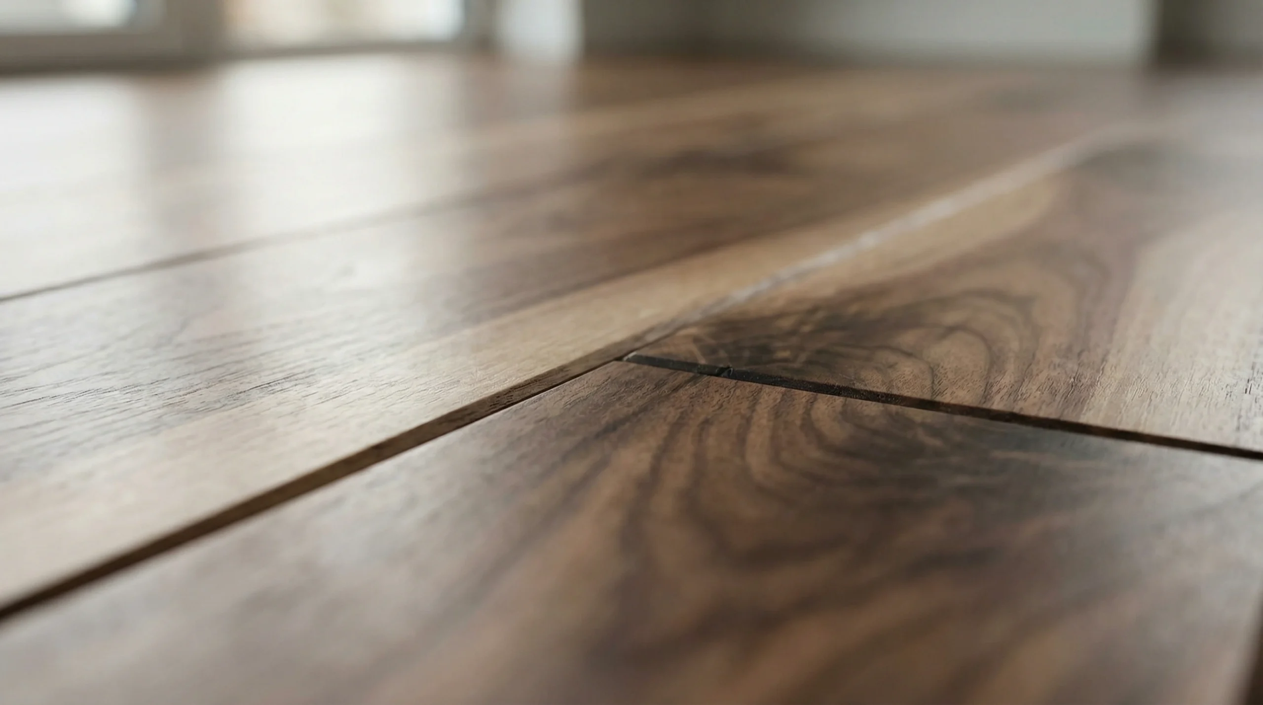 Solid hardwood flooring detail showing expert installation by Karnak Carpentry Dubai