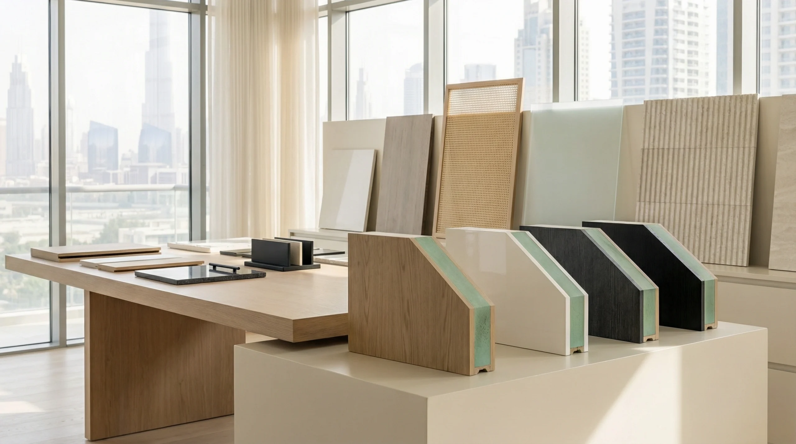 Moisture-resistant wardrobe panel materials for Dubai climate conditions