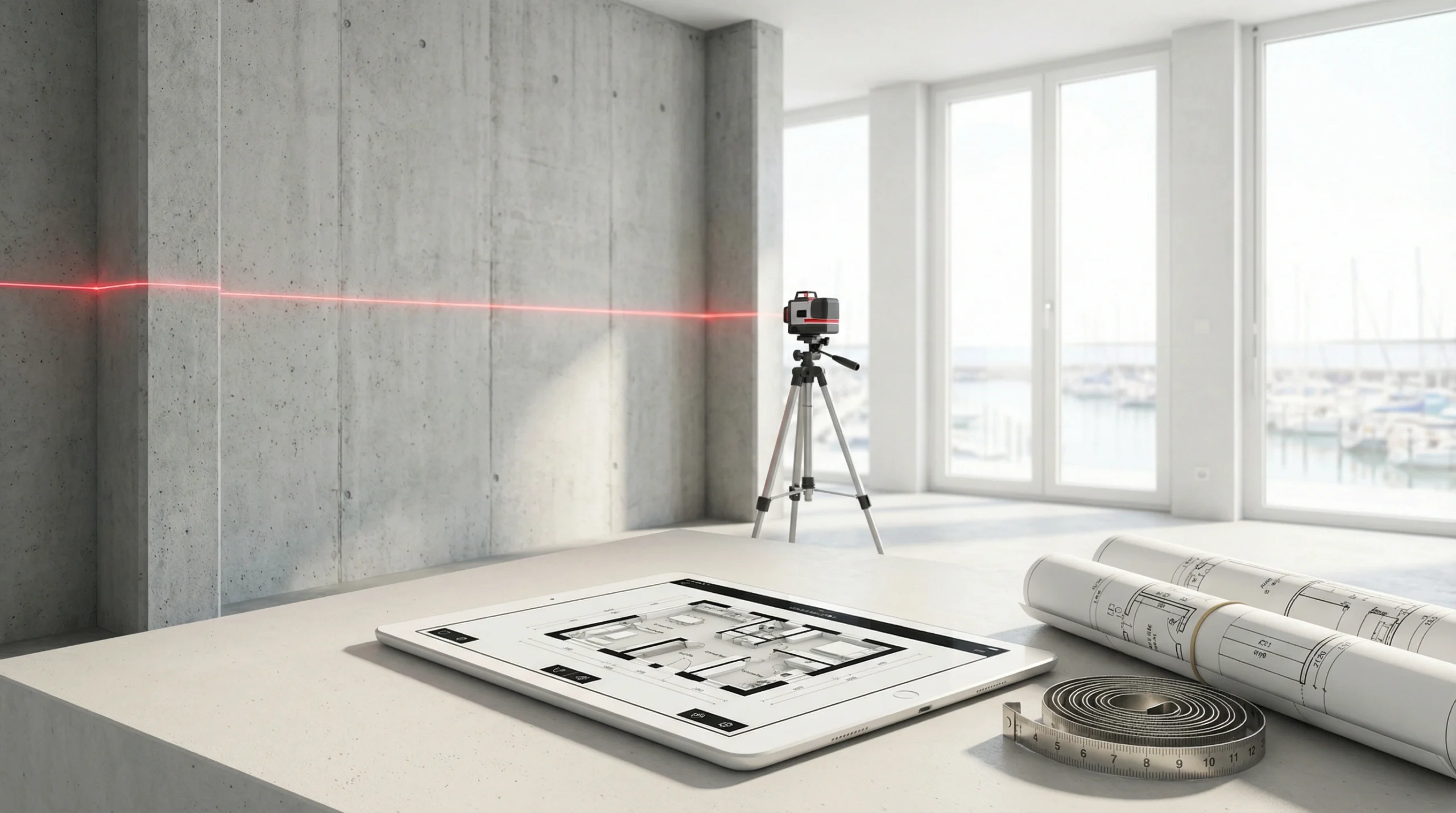 Custom wardrobe design space planning and measurement in Dubai bedroom