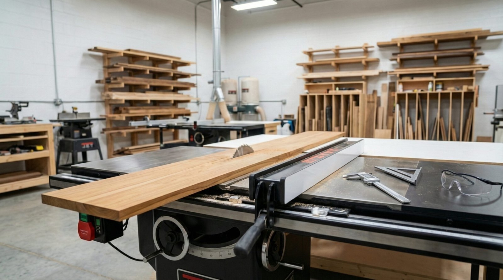 Precision workshop fabrication of teak outdoor carpentry components at Karnak facility