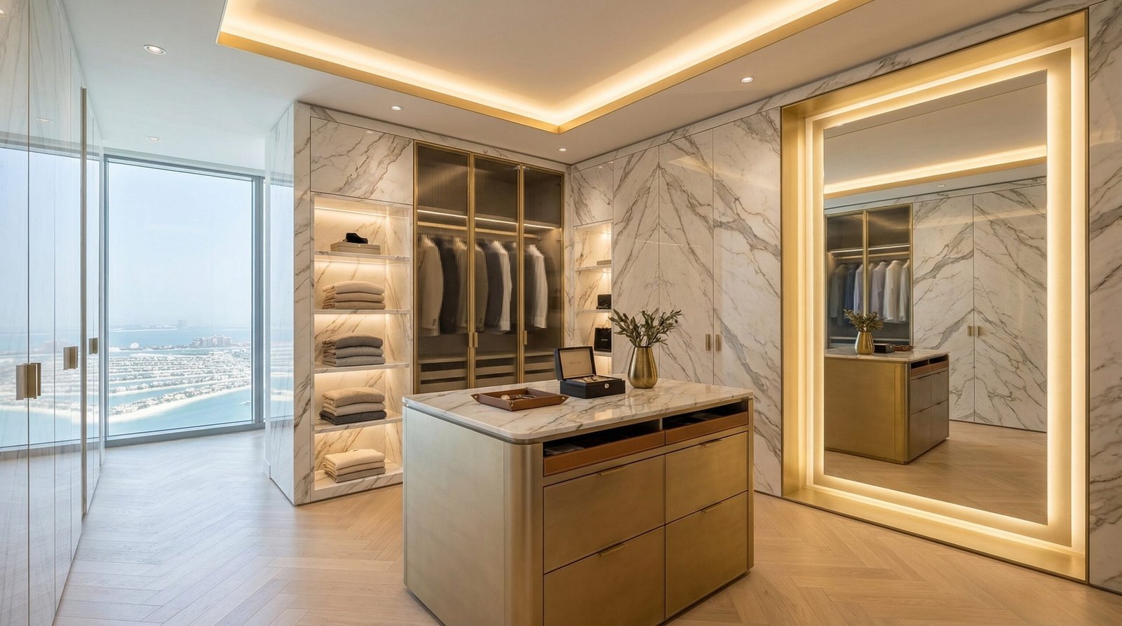 Karnak Carpentry five-year written warranty certificate for custom wardrobe installation in Dubai UAE with embossed company seal
