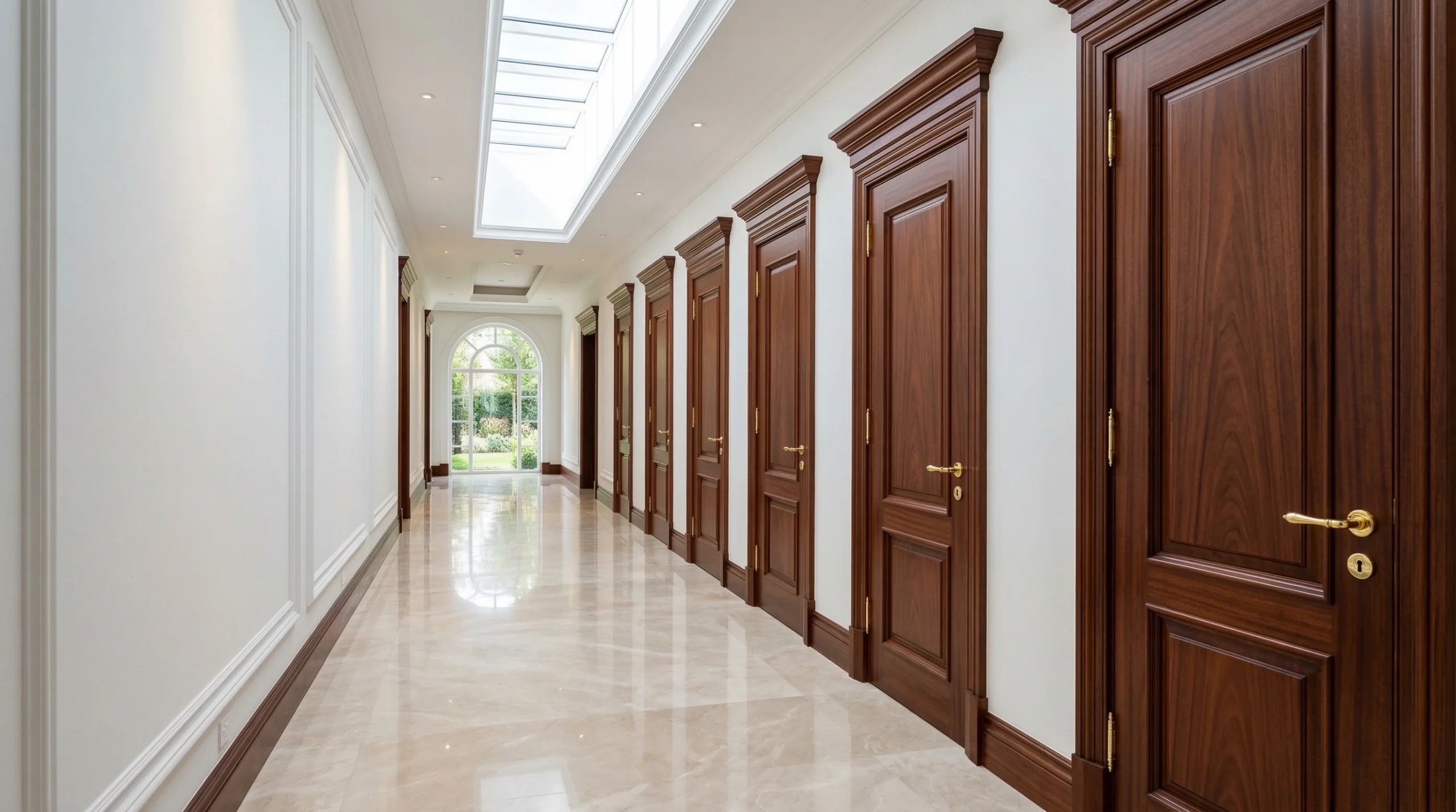 Custom interior doors and frames installation Dubai villa