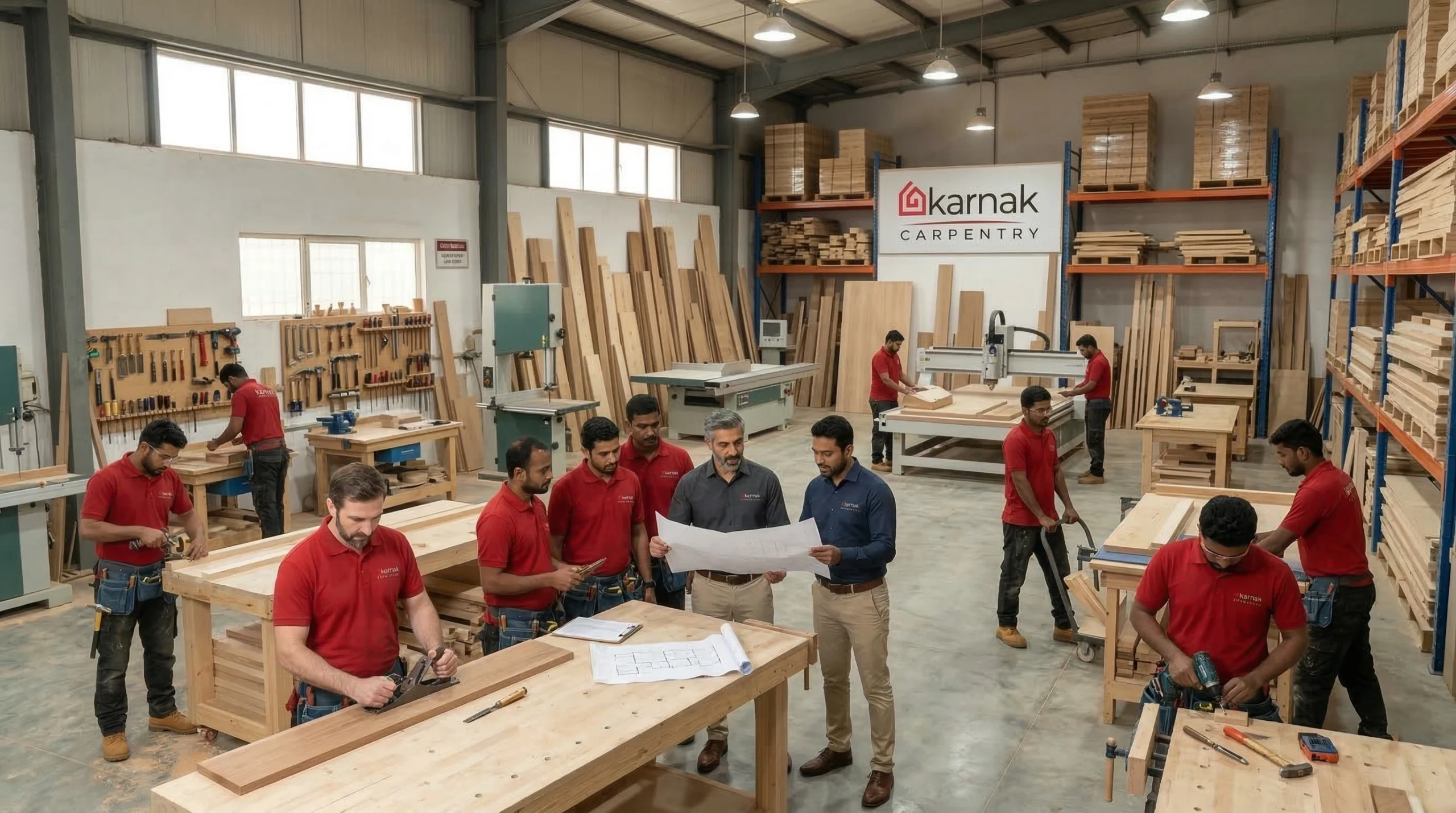 Karnak Carpentry master craftsmen team Dubai UAE