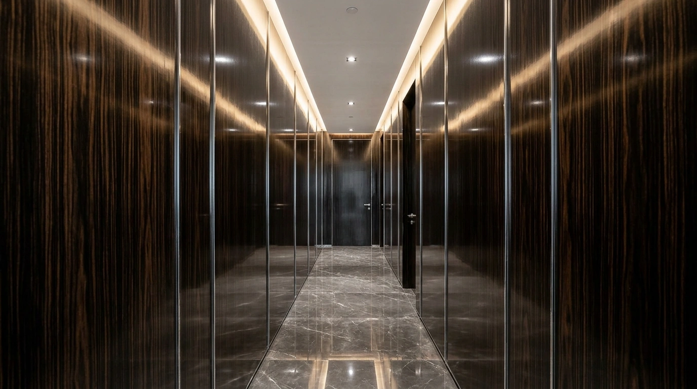 corridor-storage-display-combination-olive-green-alternating-niches-damac-lagoons