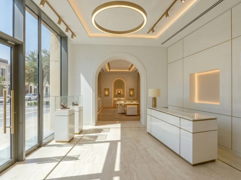 Downtown Dubai Jewellery Boutique - Bespoke Retail Fit-Out on Boulevard
