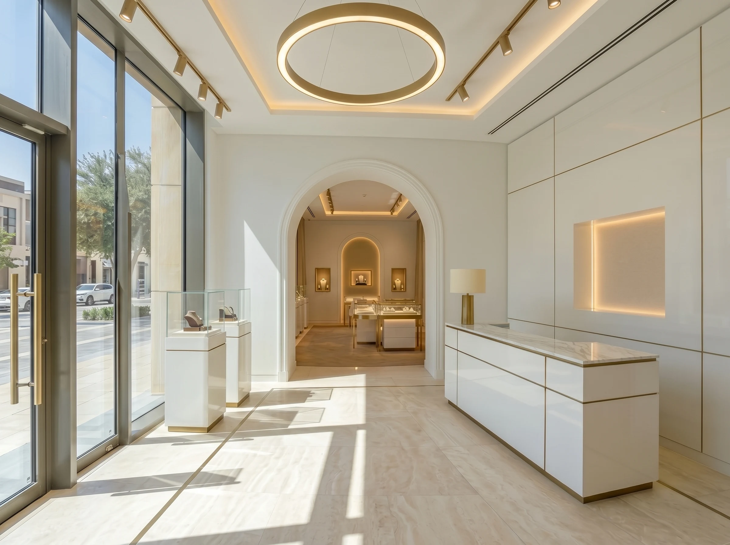 Downtown Dubai Jewellery Boutique - Bespoke Retail Fit-Out on Boulevard