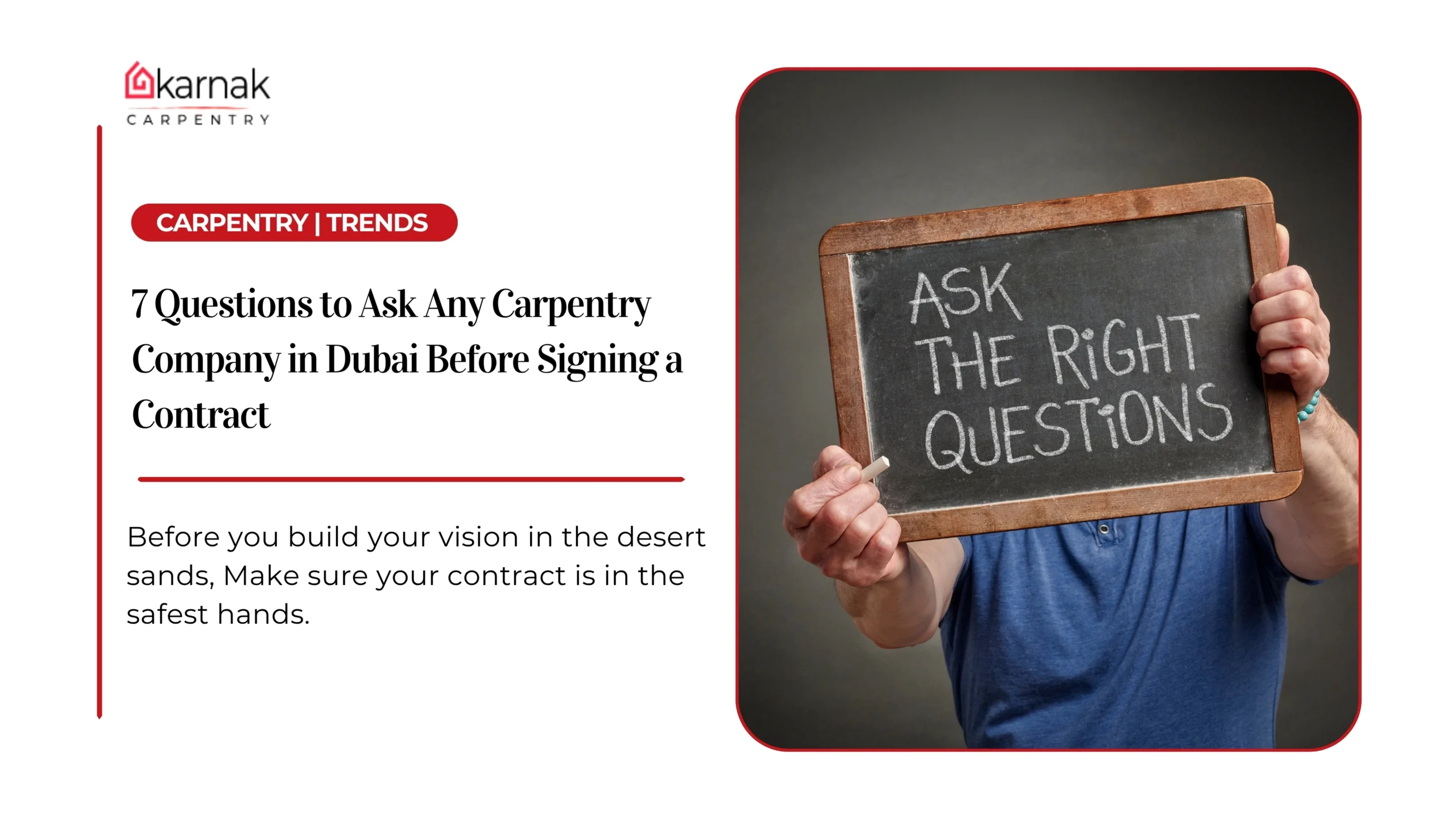 question carpentry company dubai
