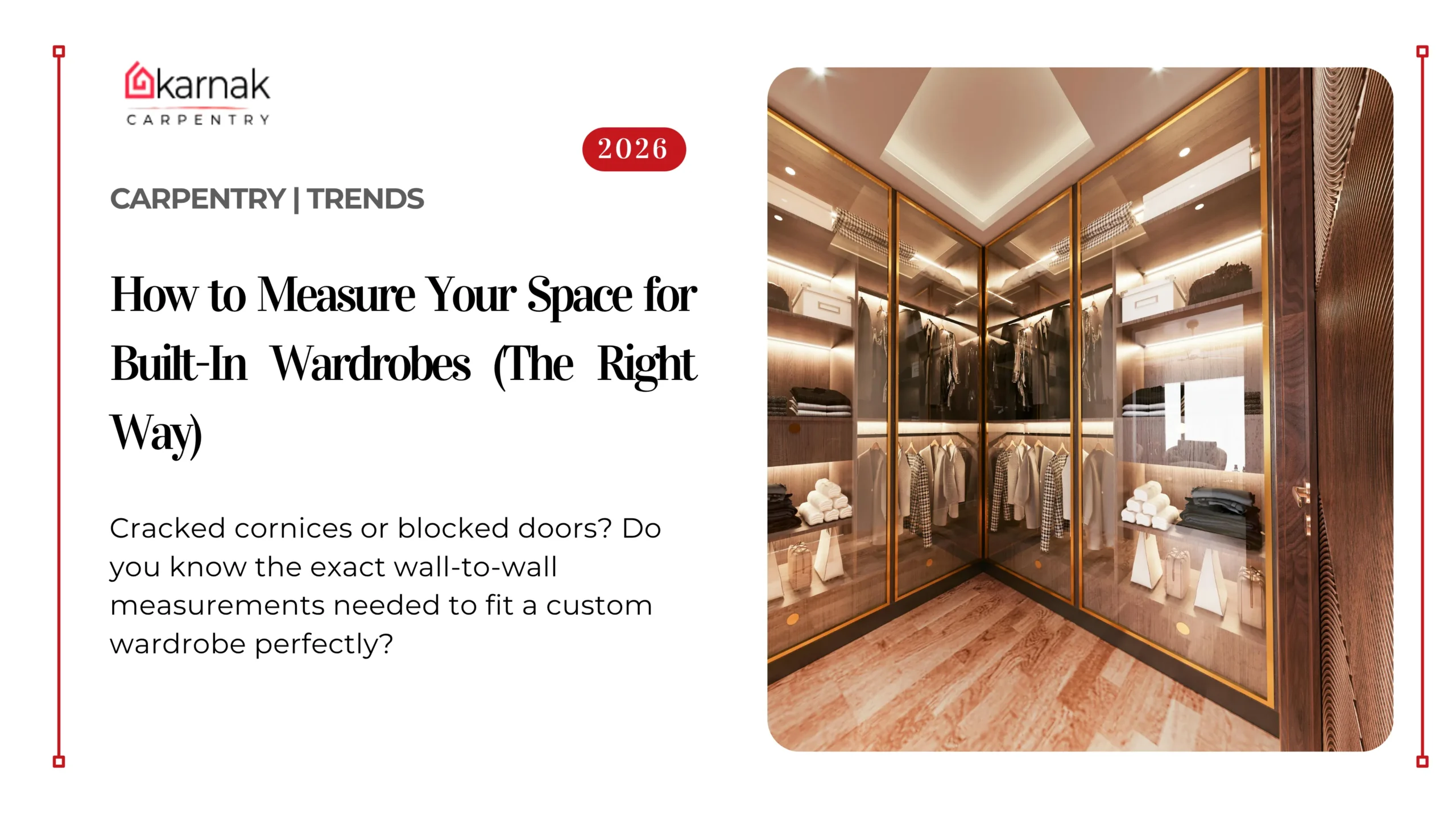 How to Measure Your Space for Built-In Wardrobes (The Right Way)