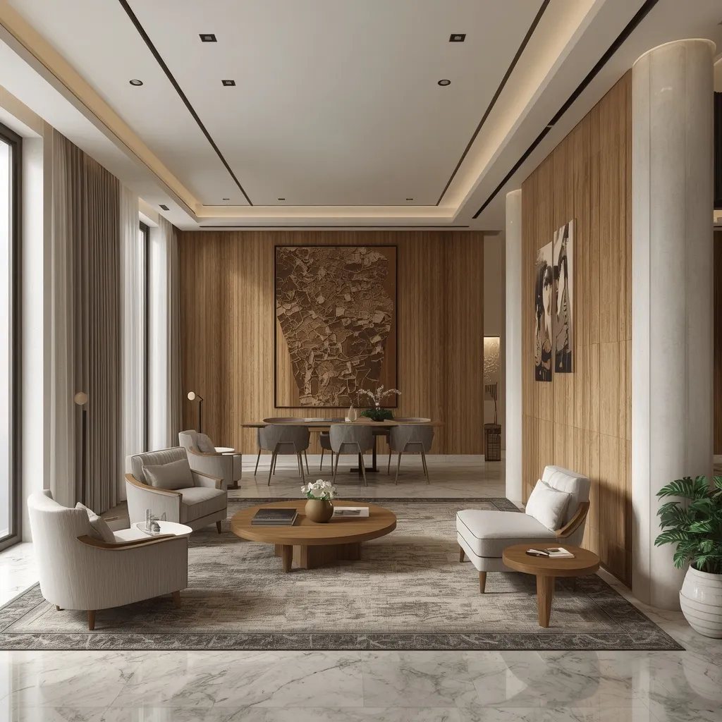 Detailed scope of work document for a Dubai carpentry and fit-out project