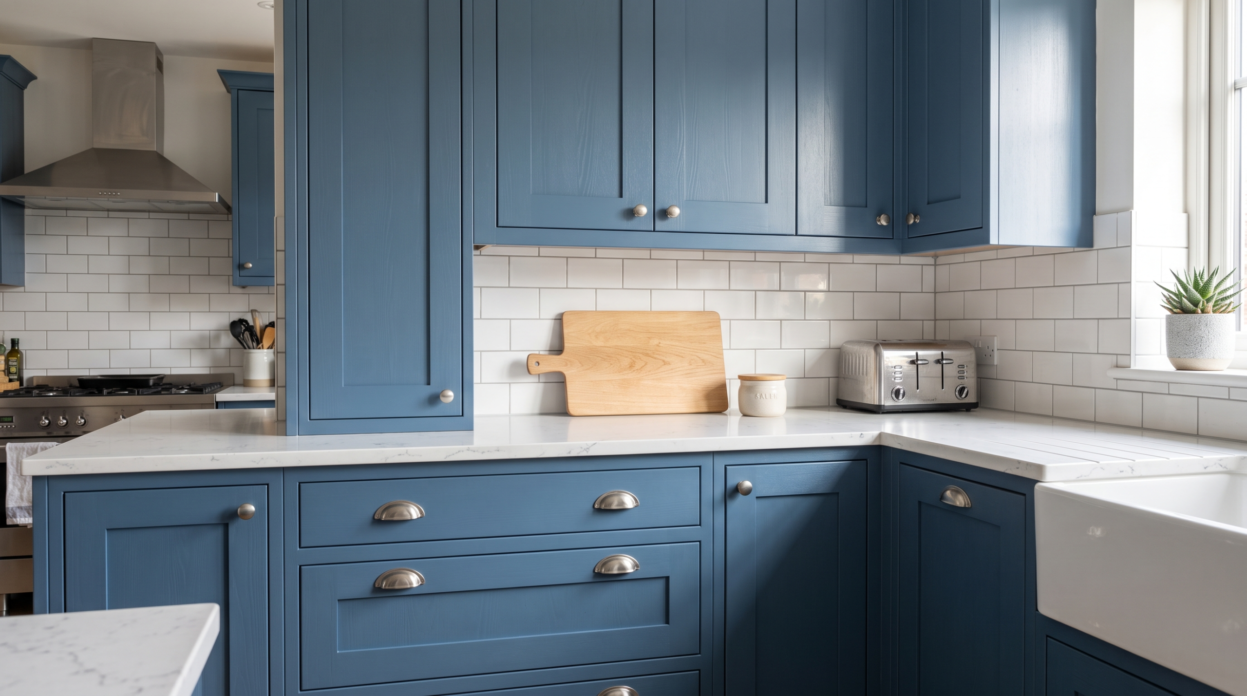 Kitchen cabinet refacing vs replacement in a modern Dubai home
