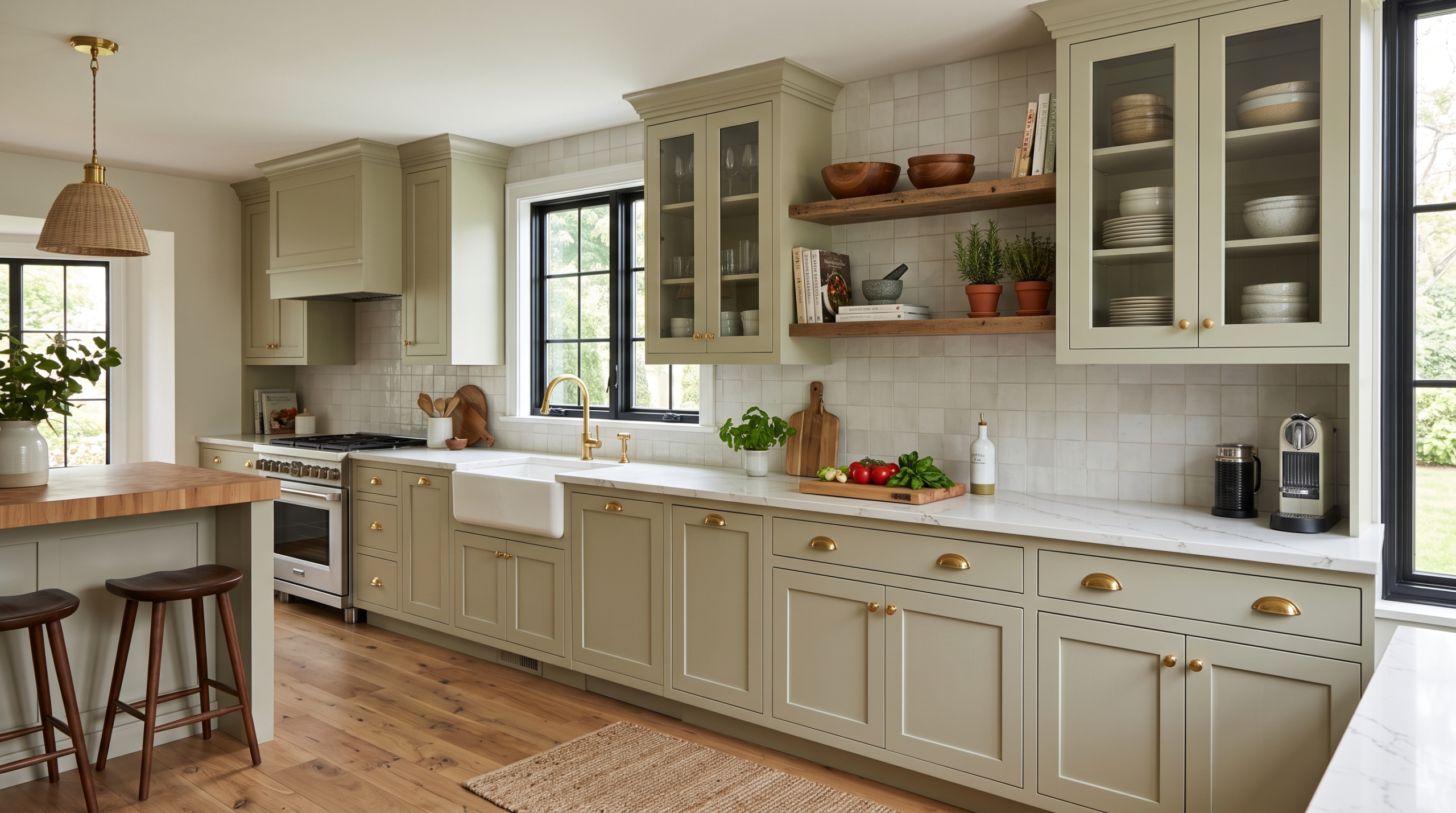 Professional kitchen cabinet refacing by a Dubai carpenter