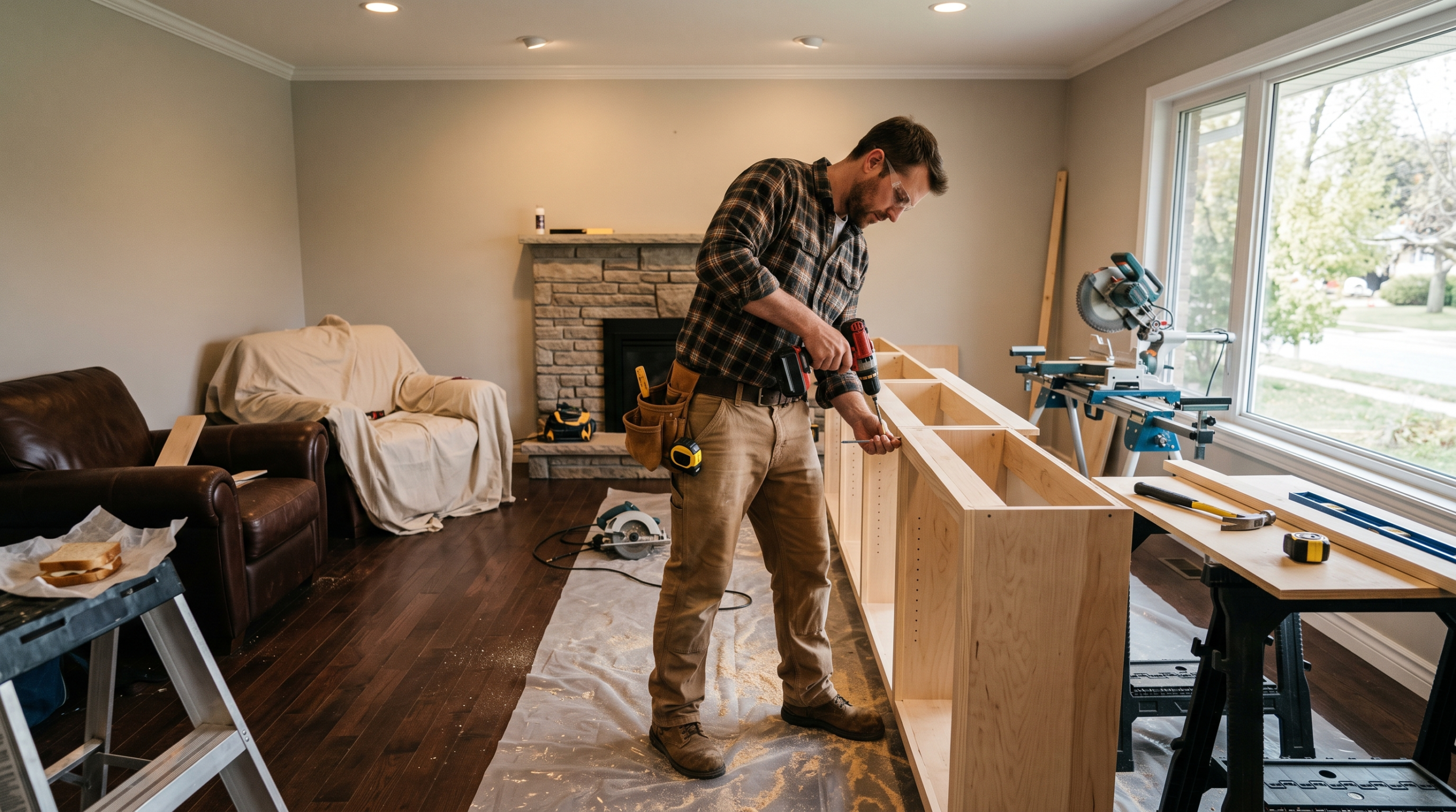 Affordable custom carpentry Dubai workshop by Karnak Carpentry