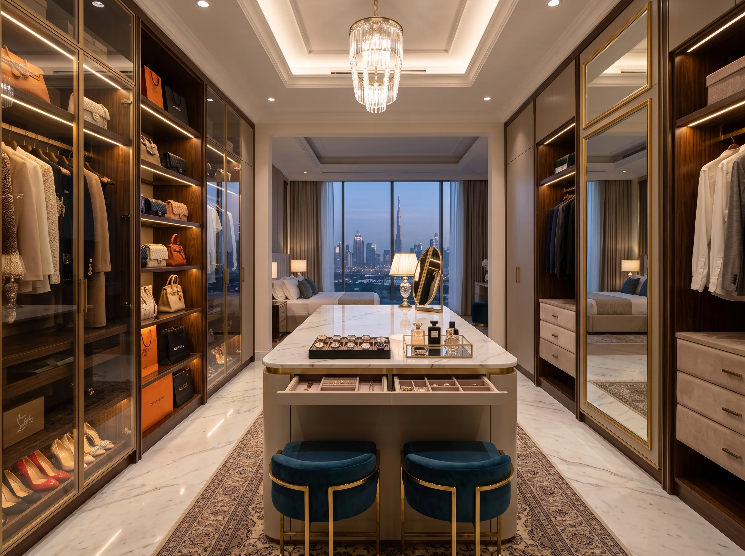 Walk-in Closets Dubai