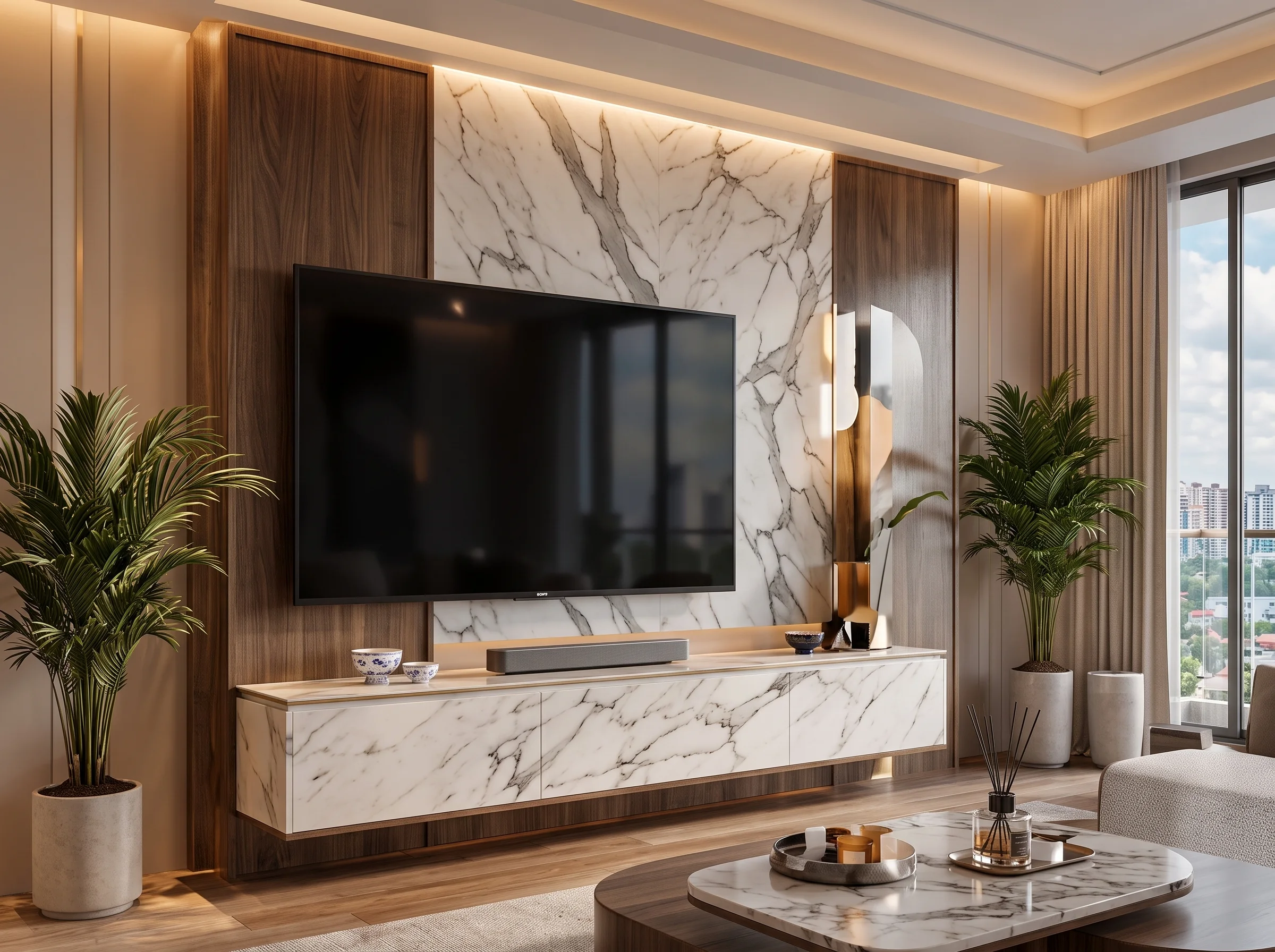 Luxury Media Wall
