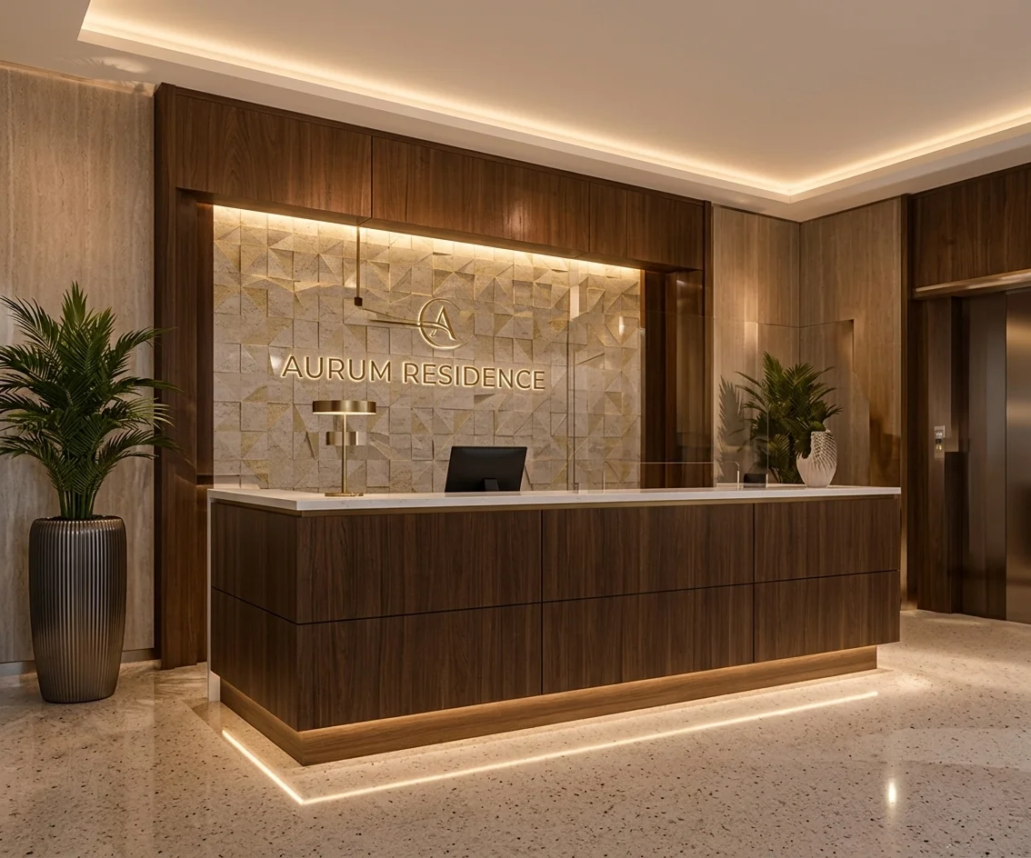Hotel Reception & Lobby Joinery Dubai