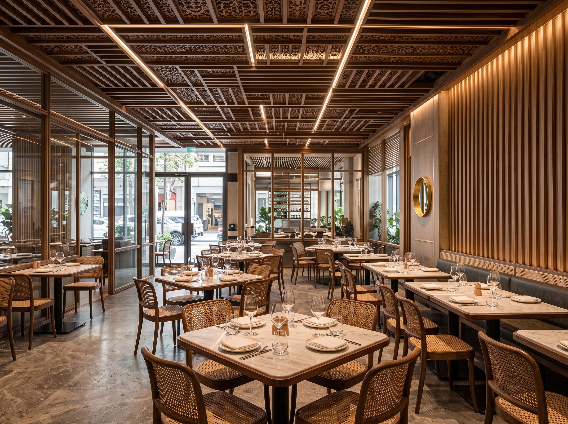 Restaurant and cafe joinery Dubai