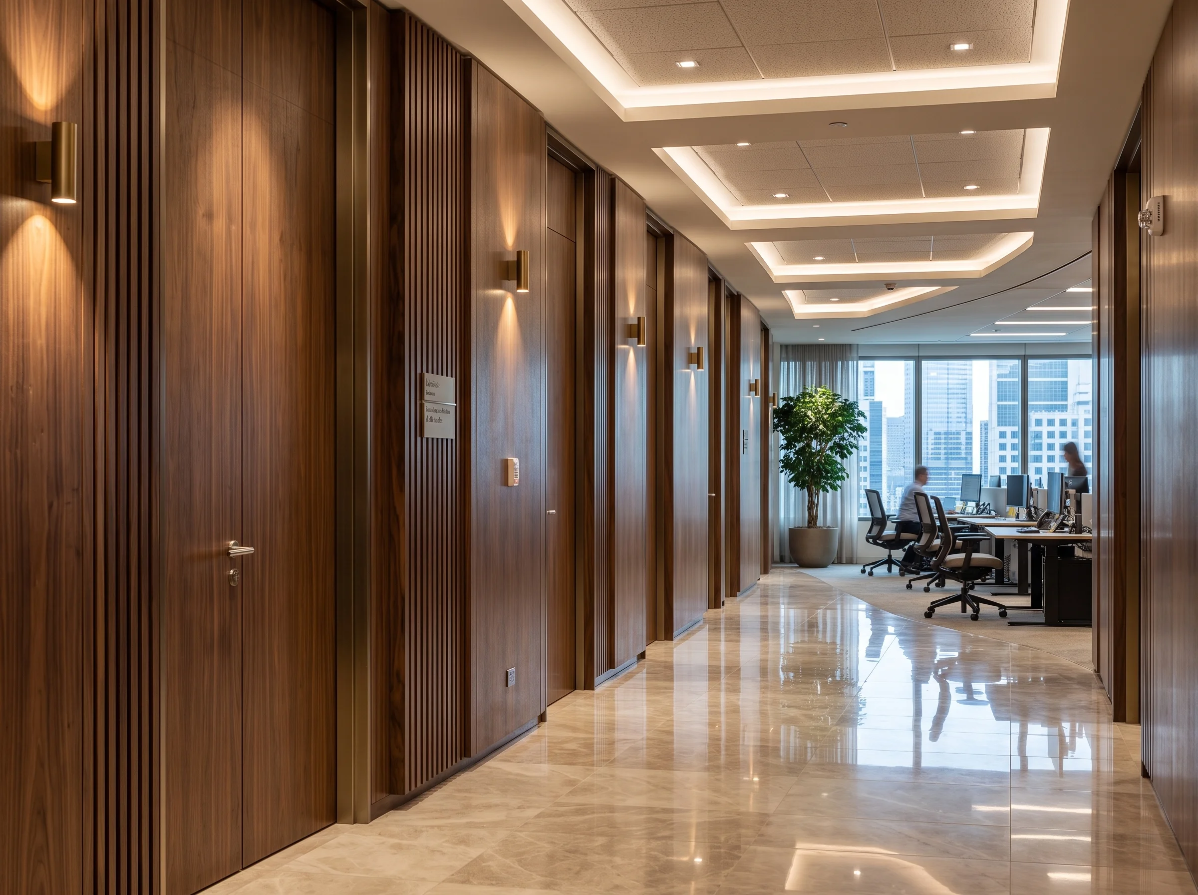 Joinery doors and wall panelling Dubai