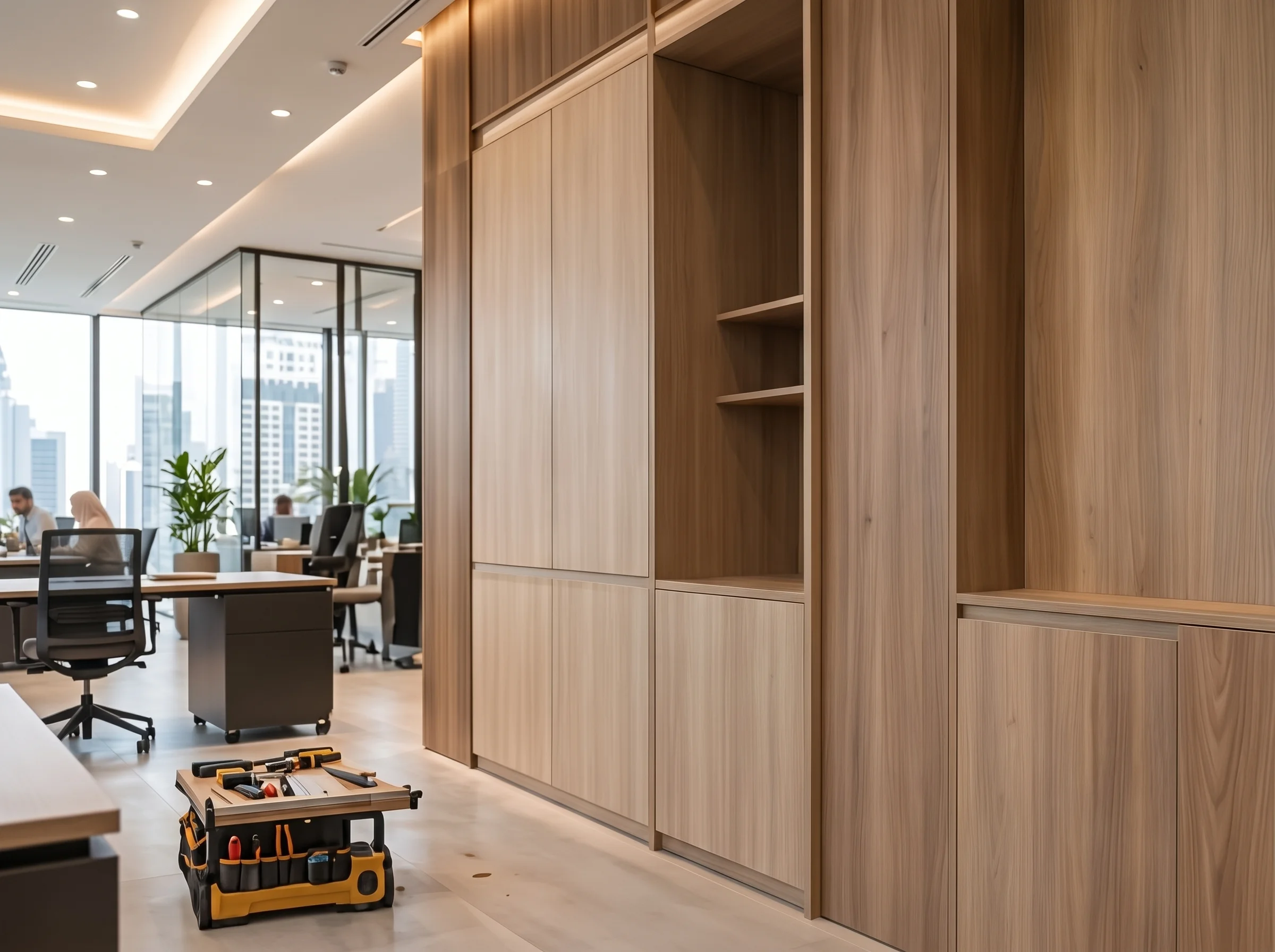 Joinery contractor process from BOQ to installation - Karnak Carpentry