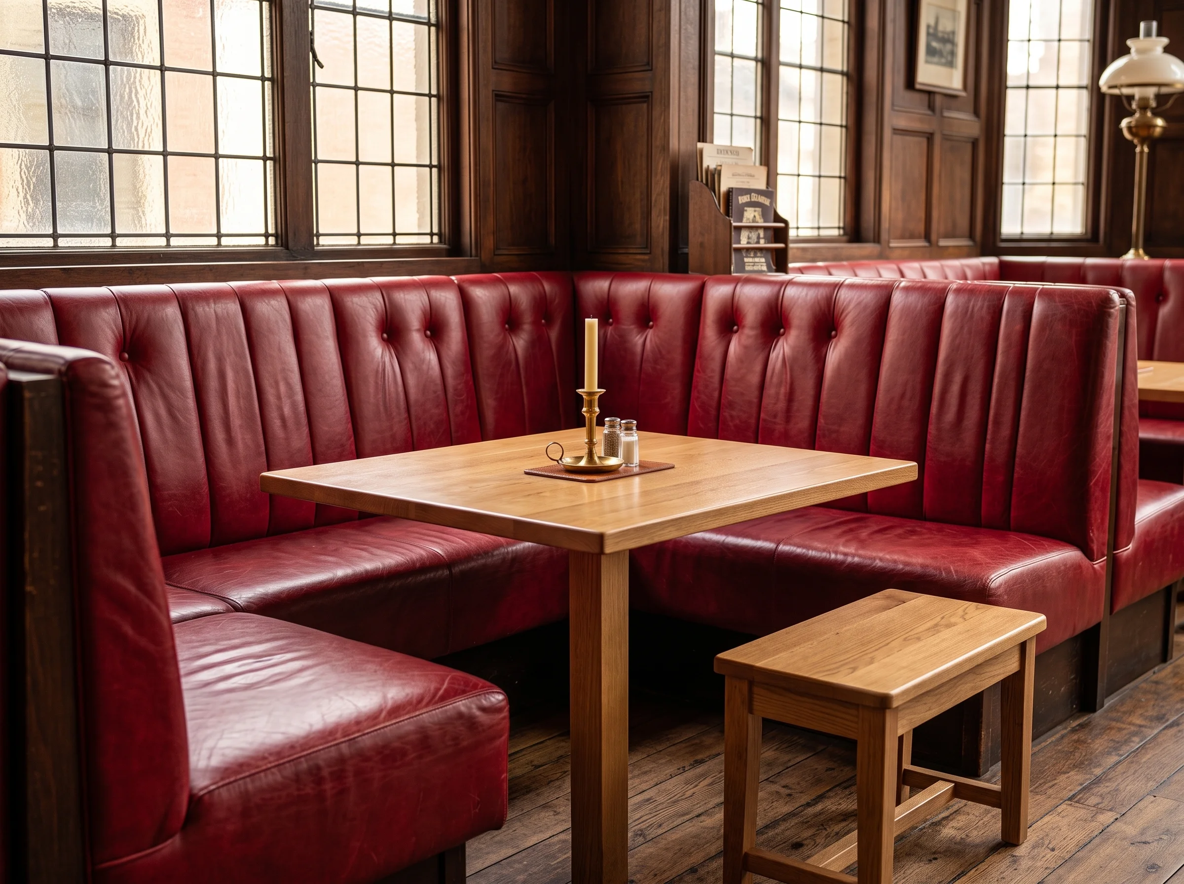 Bespoke restaurant seating joinery Dubai