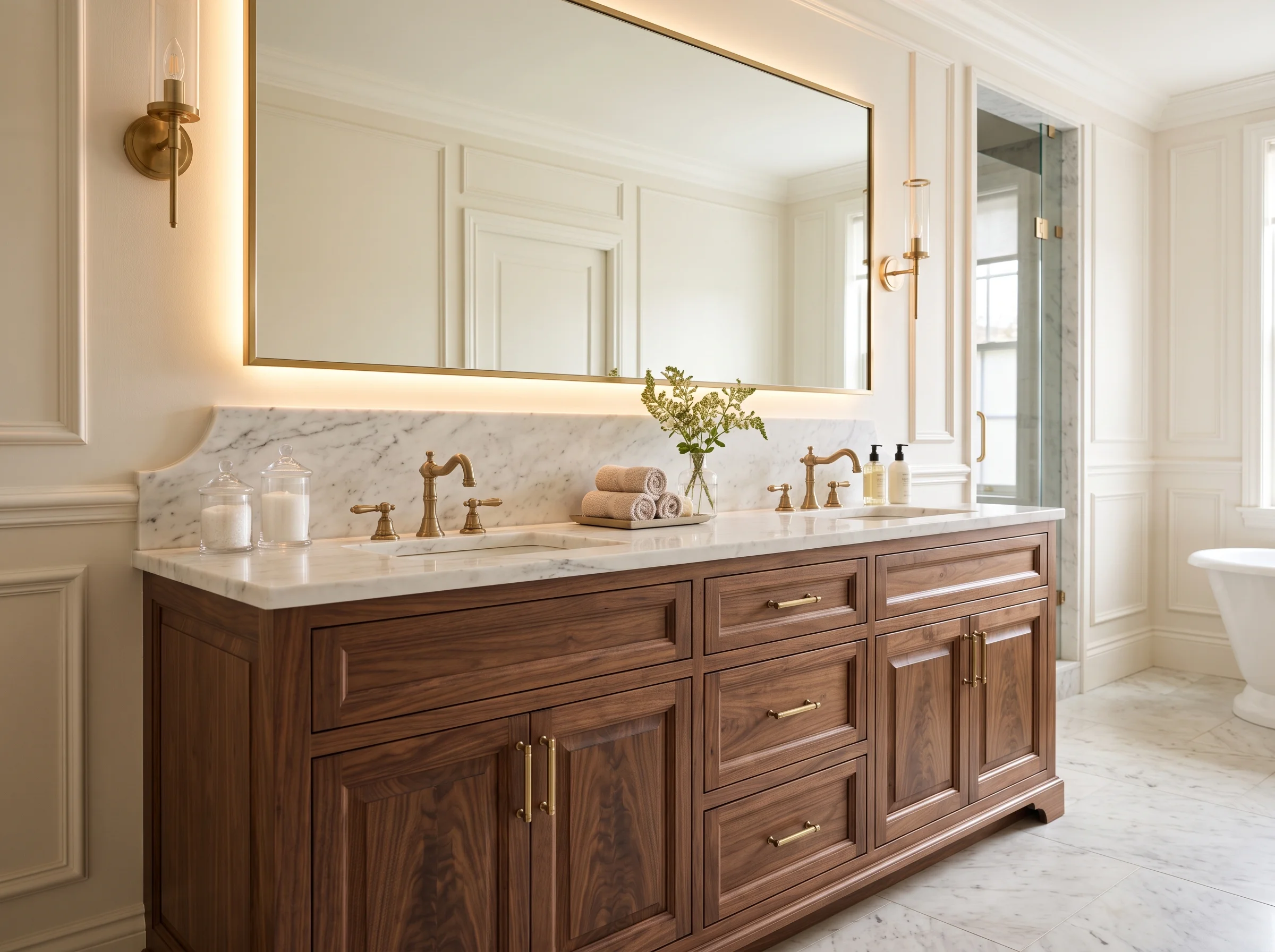 Classic vanity cabinets Dubai