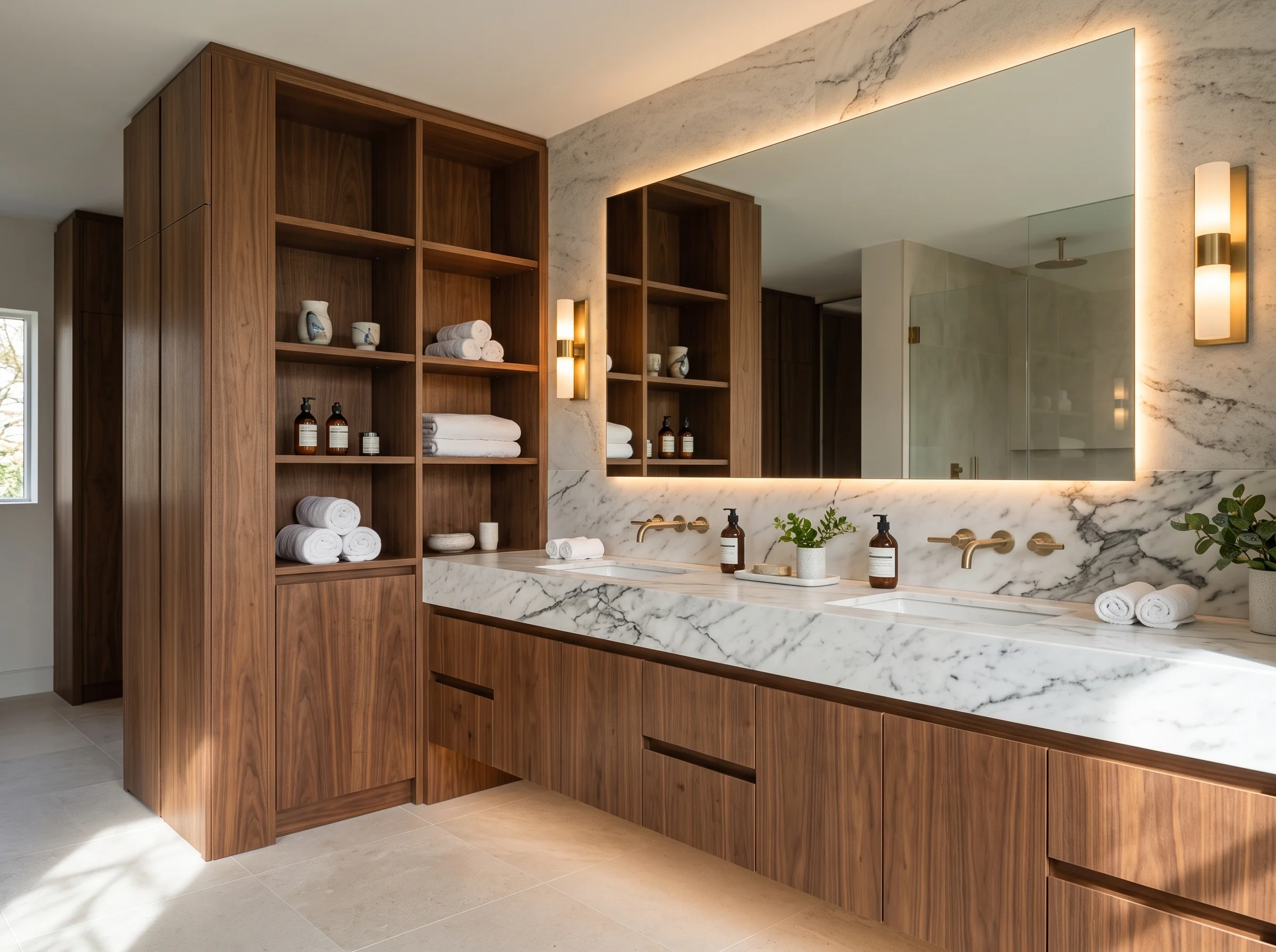 Custom bathroom joinery Dubai