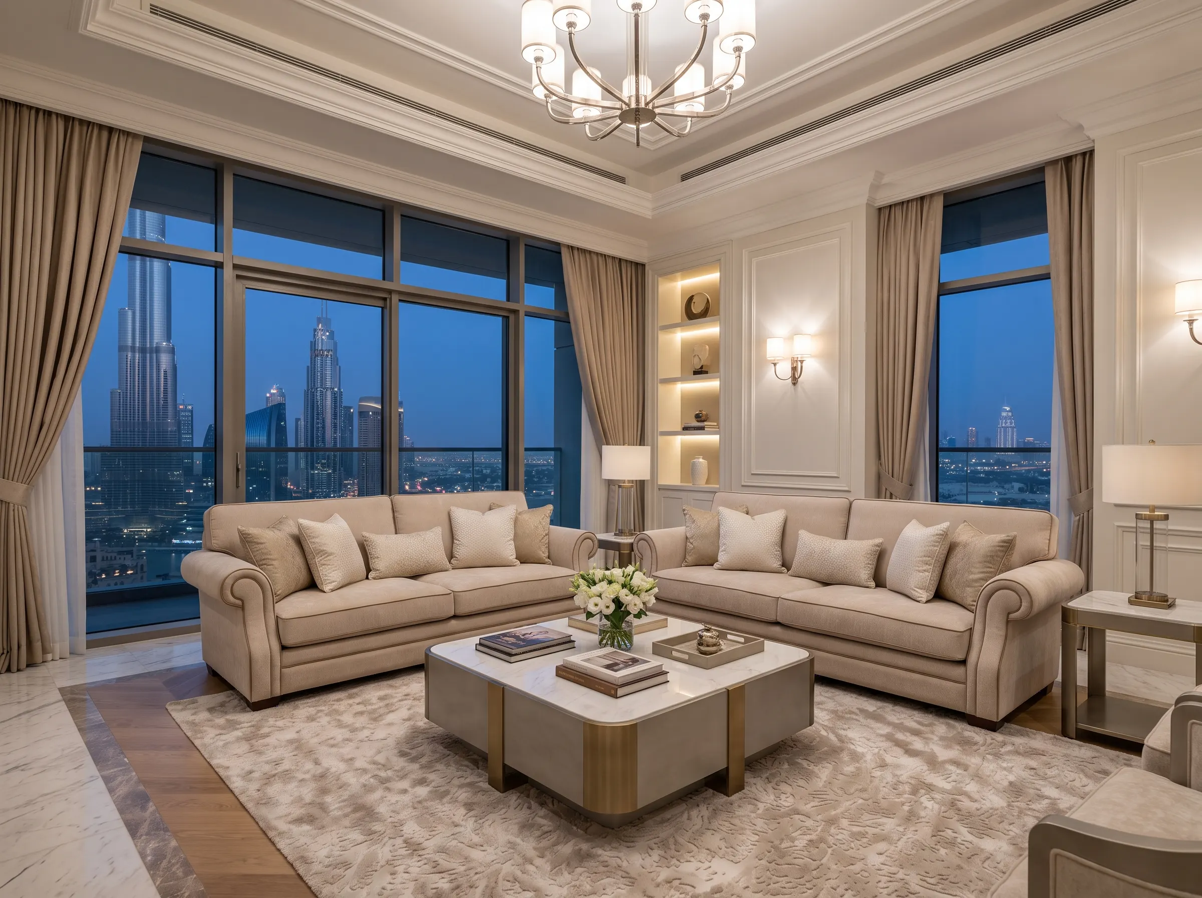 Classic sofa set Dubai