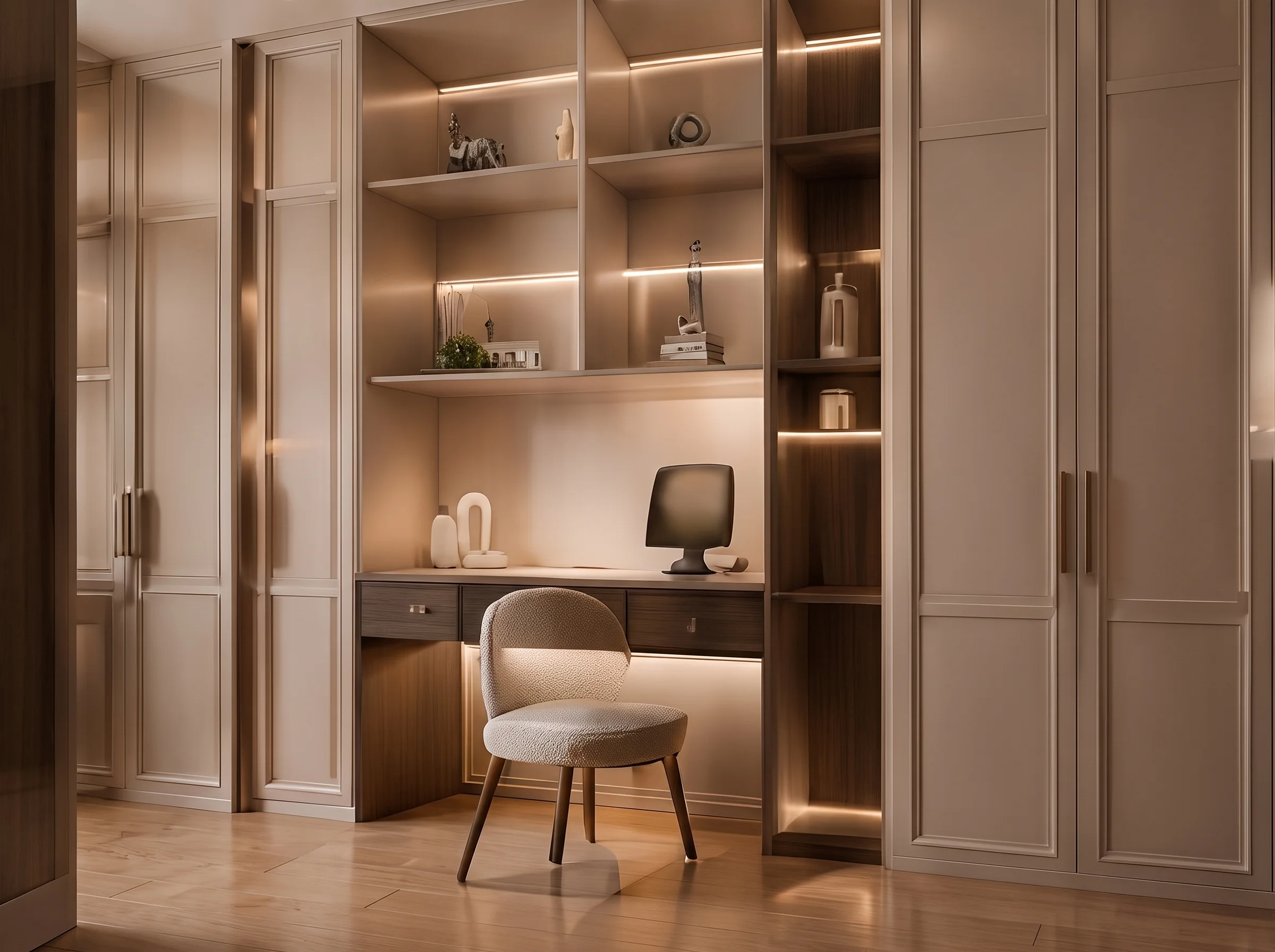 Our built-in cabinets process