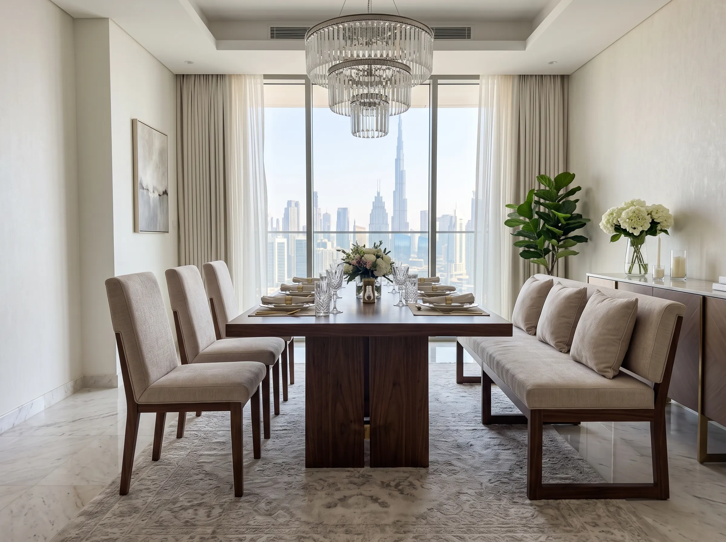 Dining chairs and bench seating Dubai