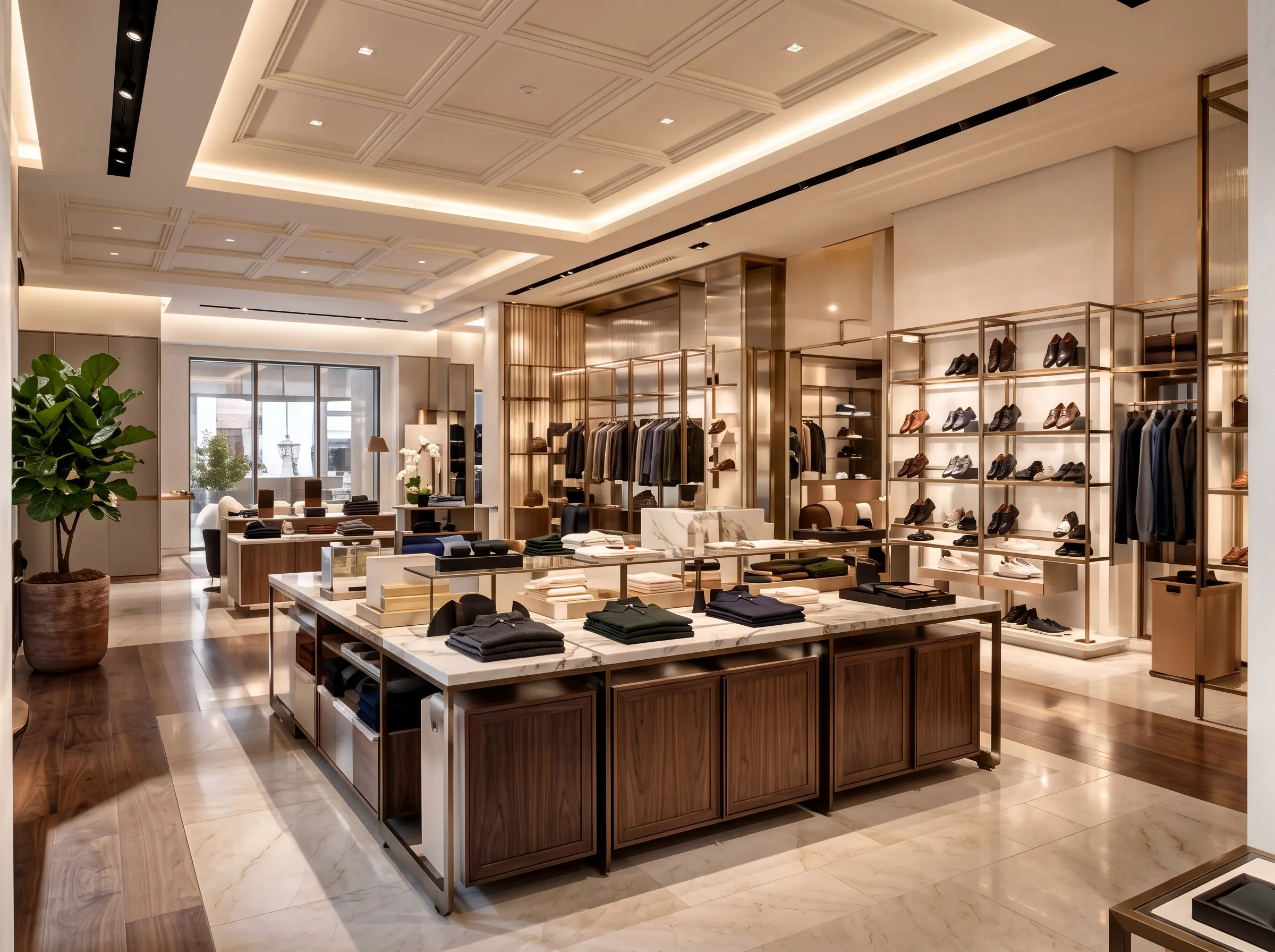 Custom retail display fixtures in Dubai