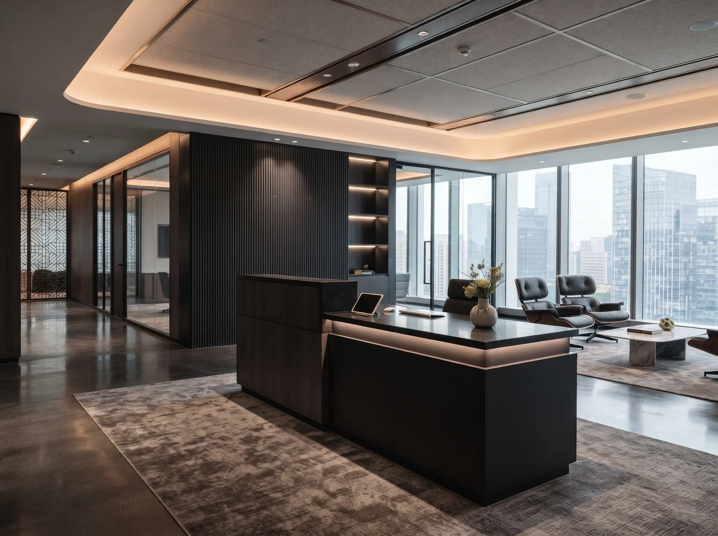 Modern reception desks Dubai