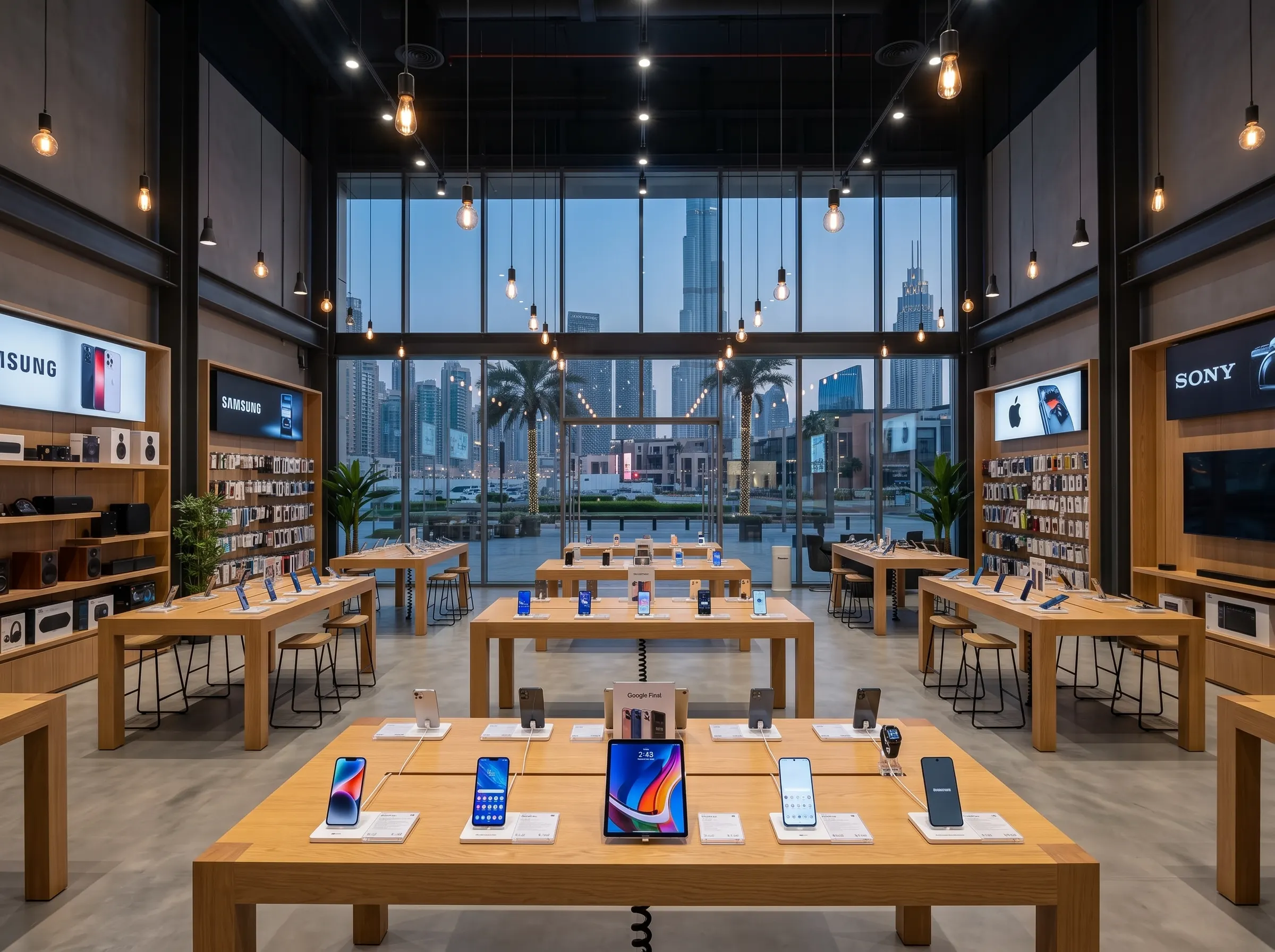 Electronics store fit-out Dubai