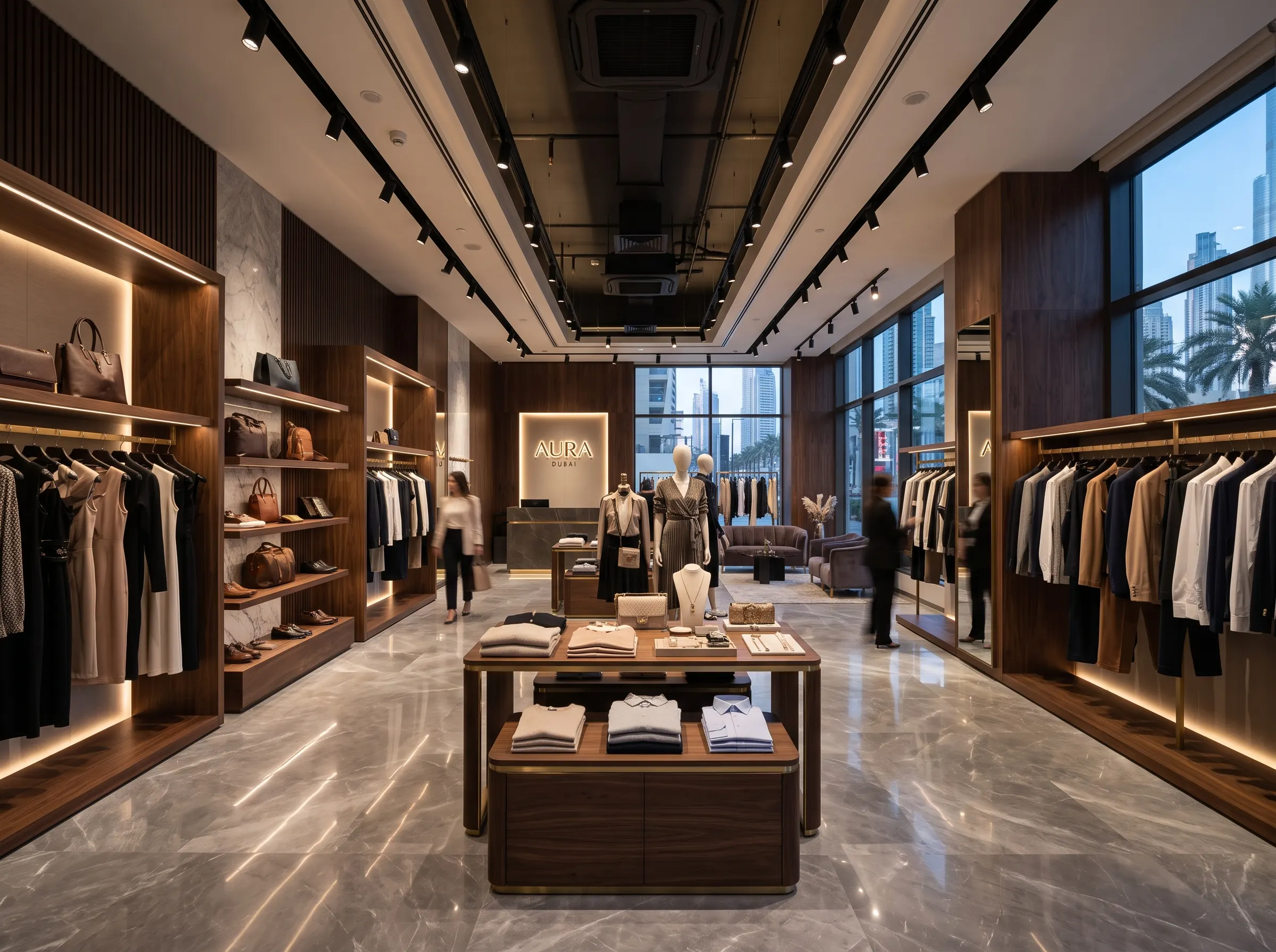 Fashion and apparel store fit-out Dubai