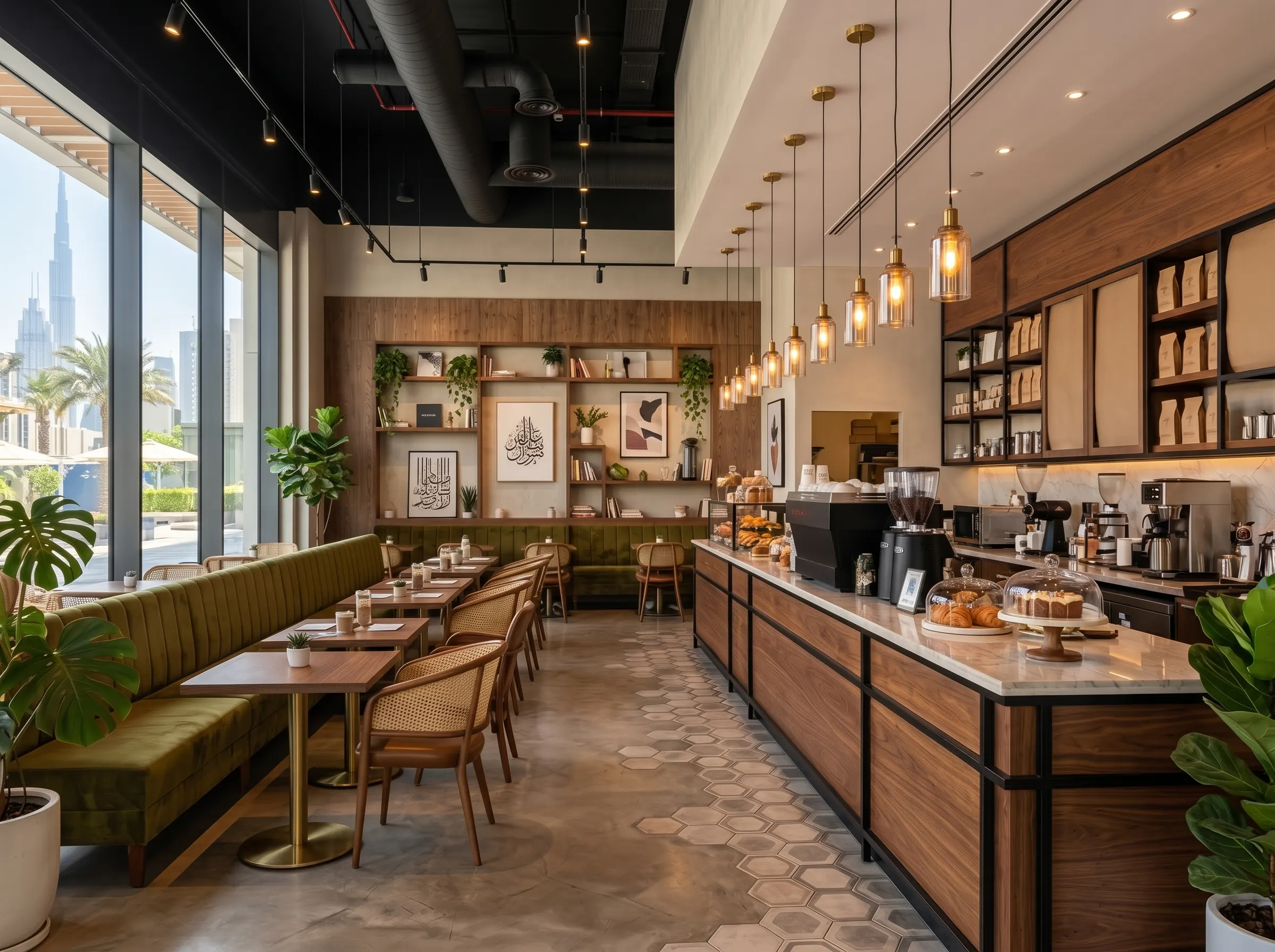 Food and beverage outlet fit-out Dubai